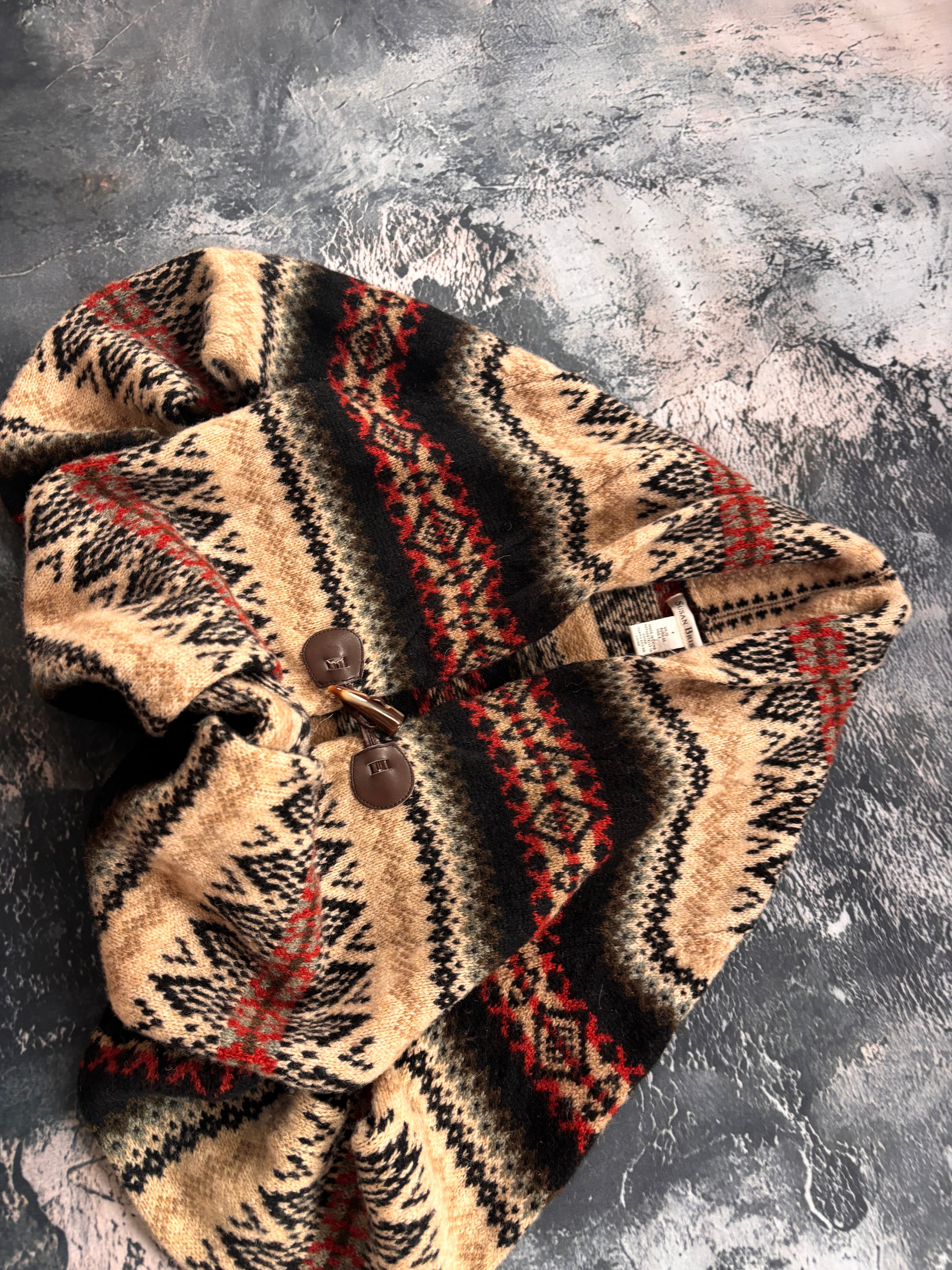 Sweter kardigan wełniany