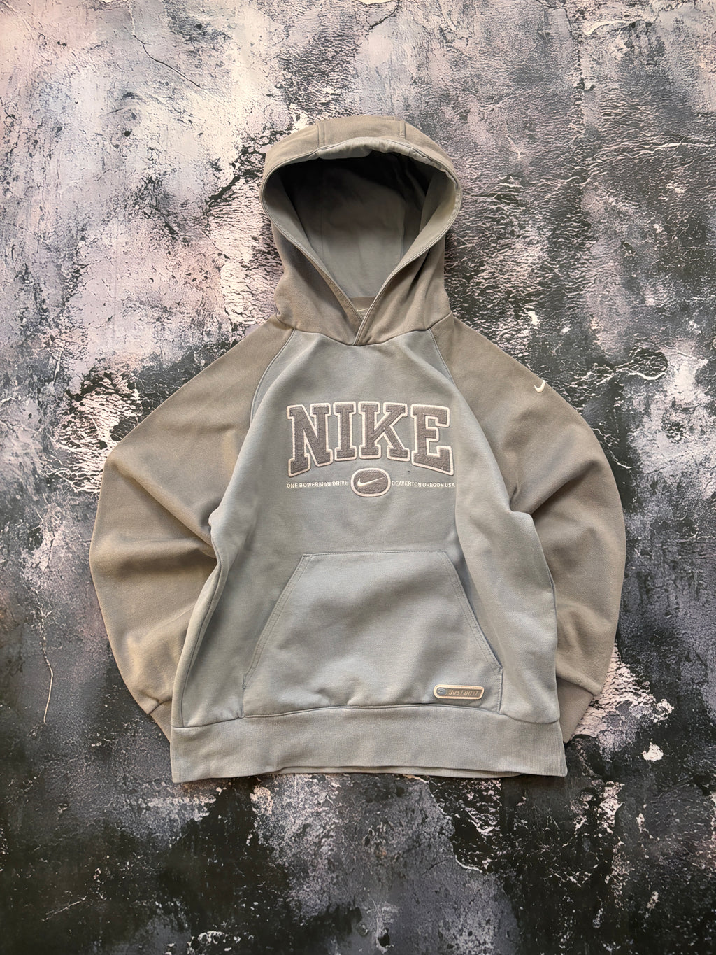 BLUZA NIKE SZARO NIEBIESKA UNIKAT PROSTY KRÓJ