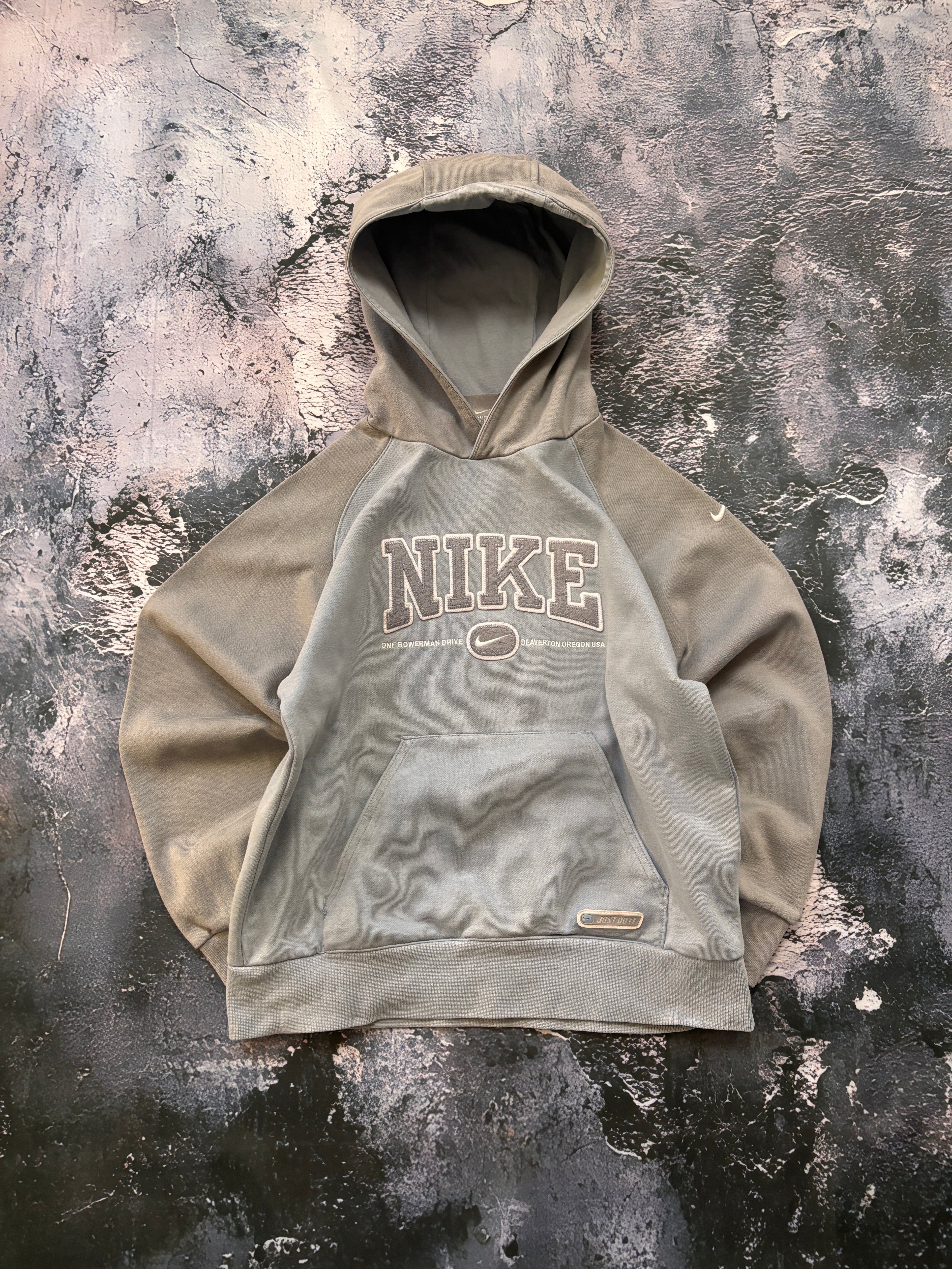 BLUZA NIKE SZARO NIEBIESKA UNIKAT PROSTY KRÓJ