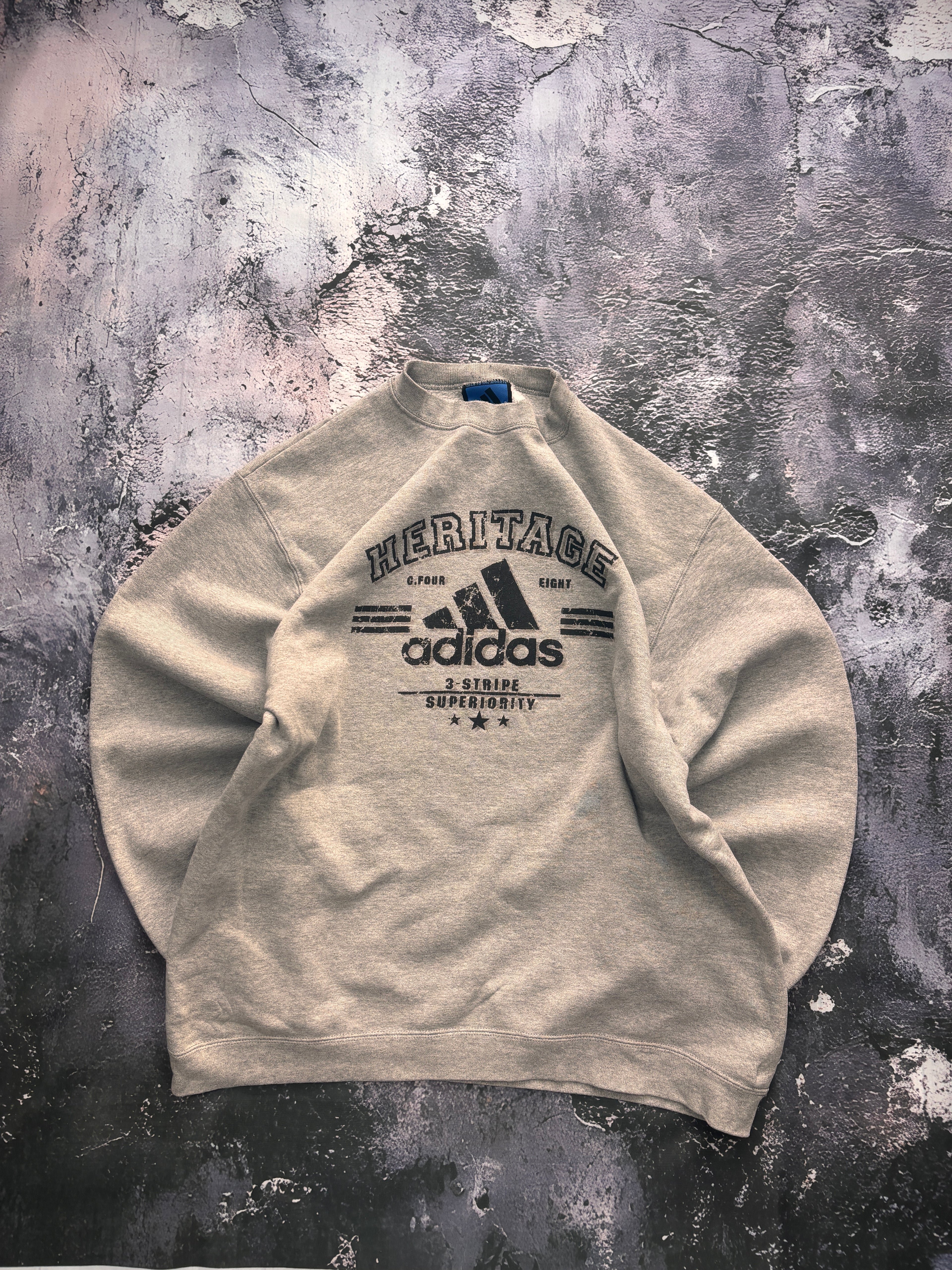 BLUZA CREWNECK ADIDAS BASIC 90S OVERSIZE