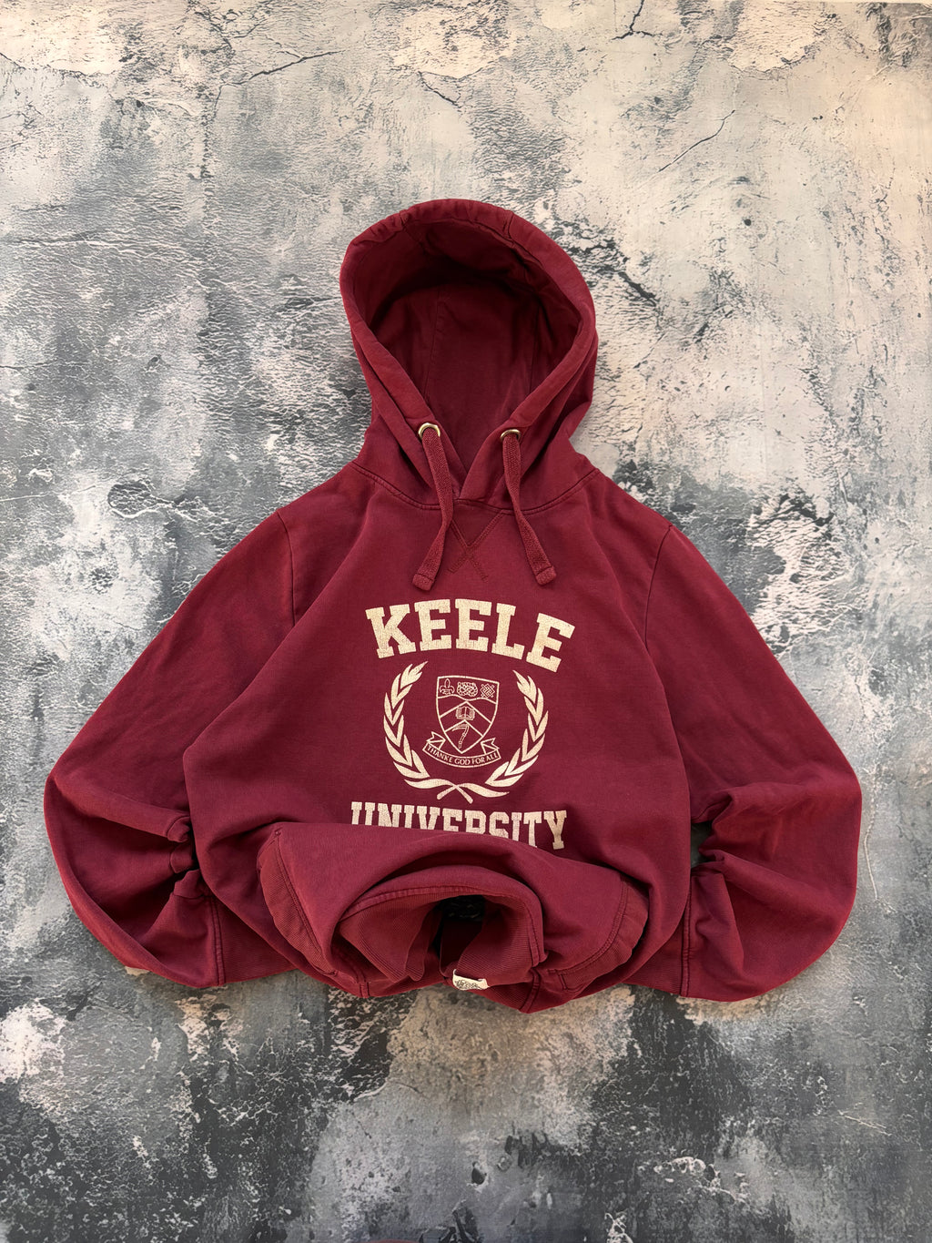 Bluza college oversize burgund viral