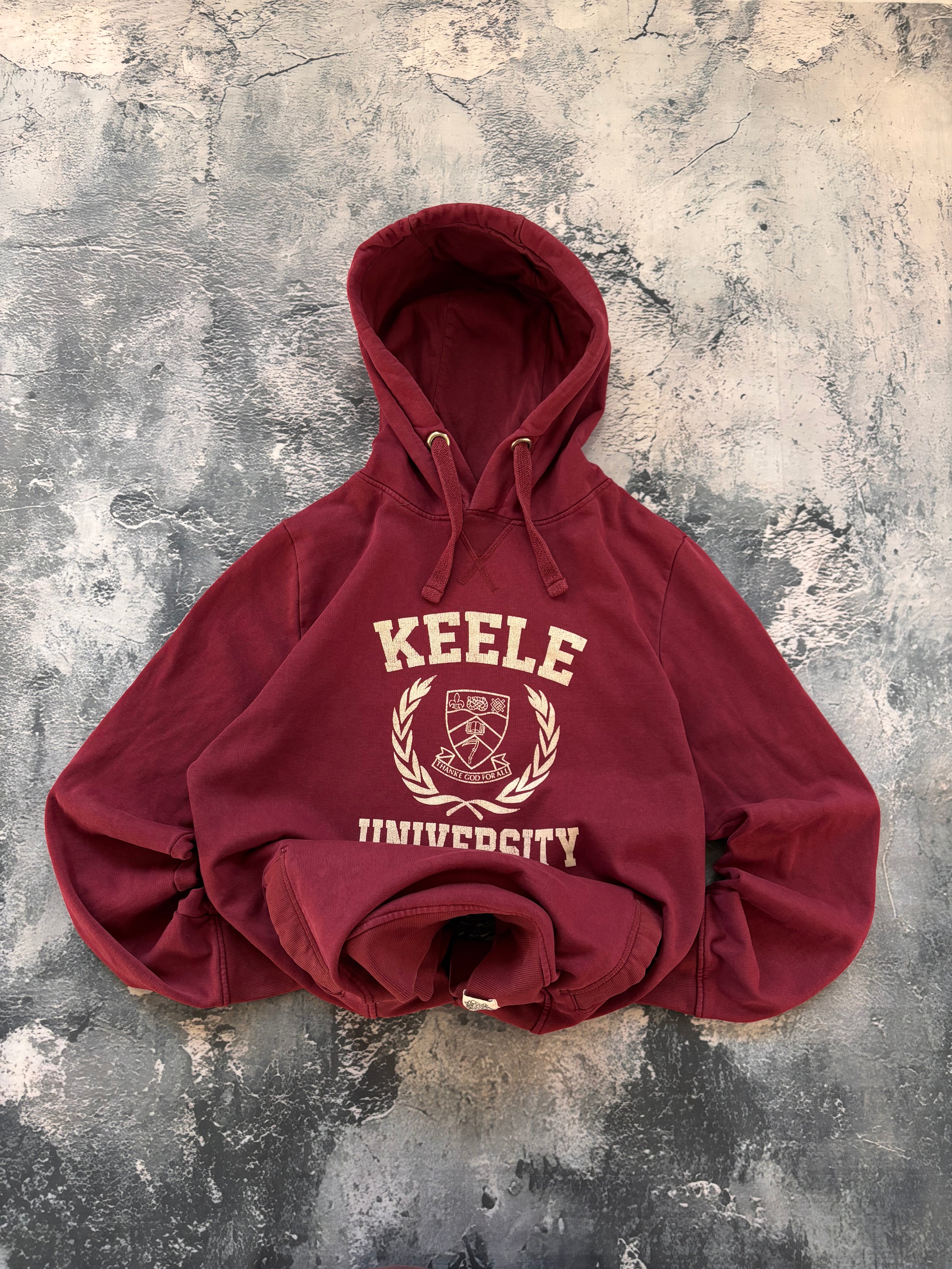 Bluza college oversize burgund viral