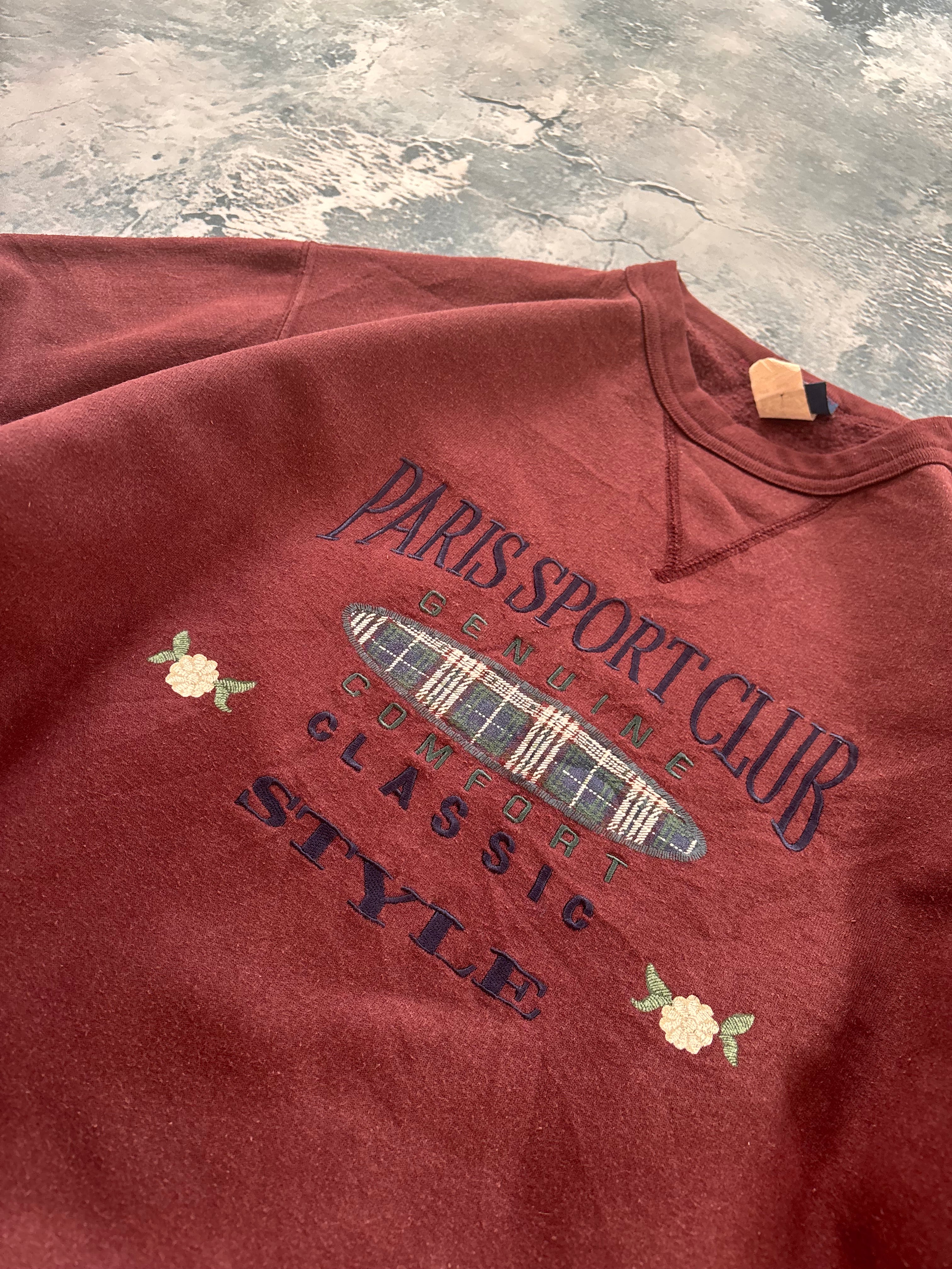 Bluza crewneck oversize w stylu vintage oldschool retro 90s american worn vibe klasyk
