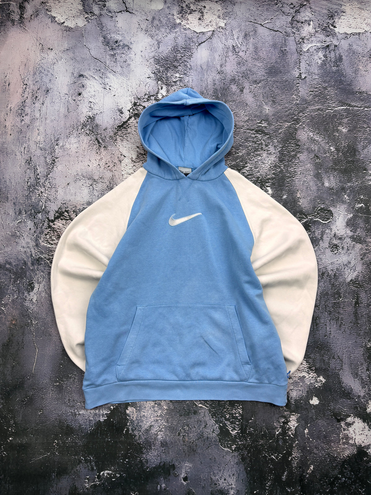 BLUZA HOODIE BLUE NIKE VINTAGE AMERICAN STREETWEAR 90S