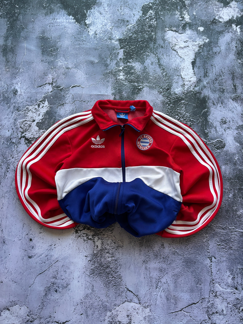 BUZA ZIP ADIDAS PIŁKARSKA FV BAYERN VINTAGE AMERICAN 90S