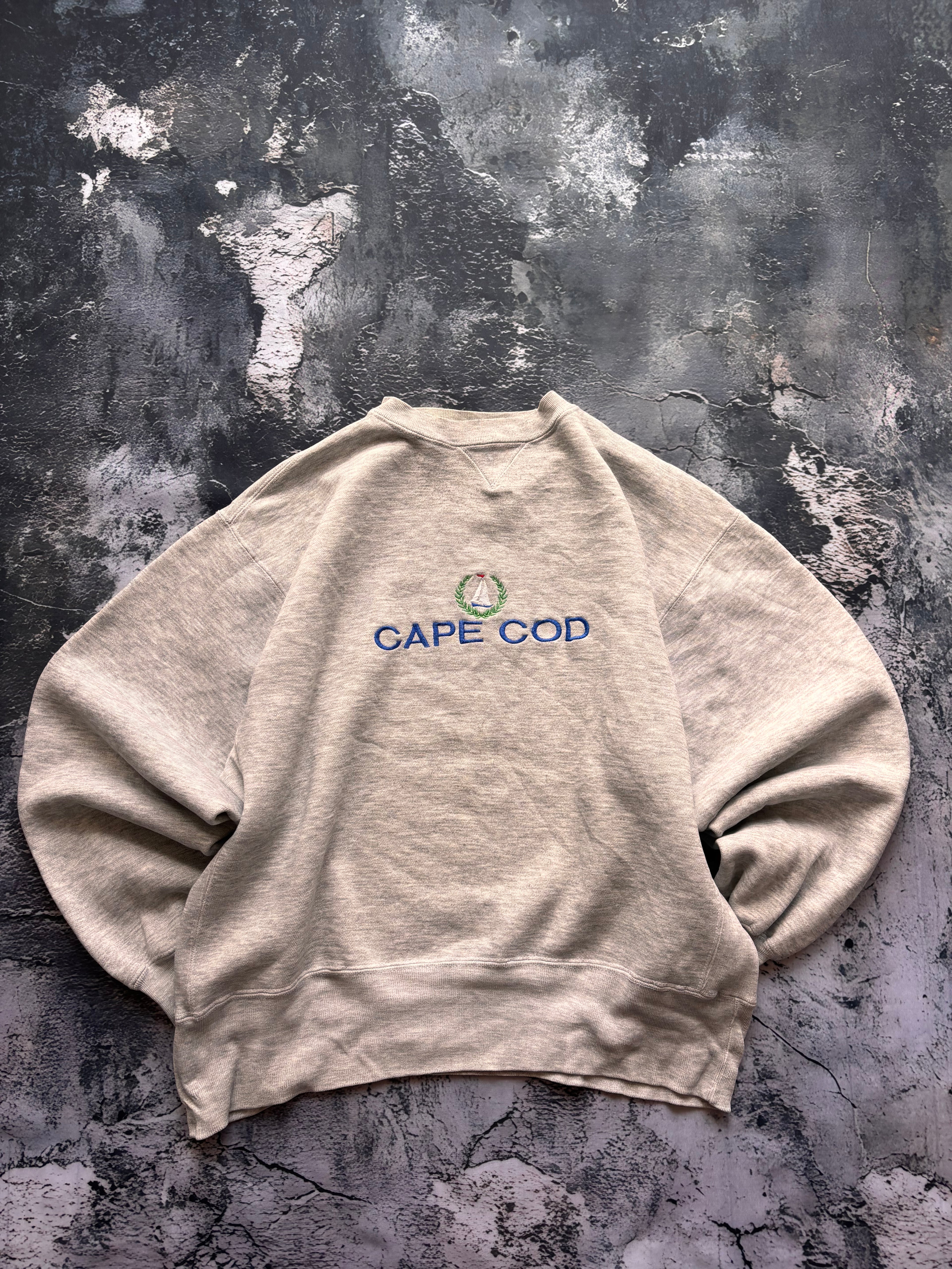 Bluza crewneck Cape Cod oversize boxy vintage oldschool retro 90s americana streetwear