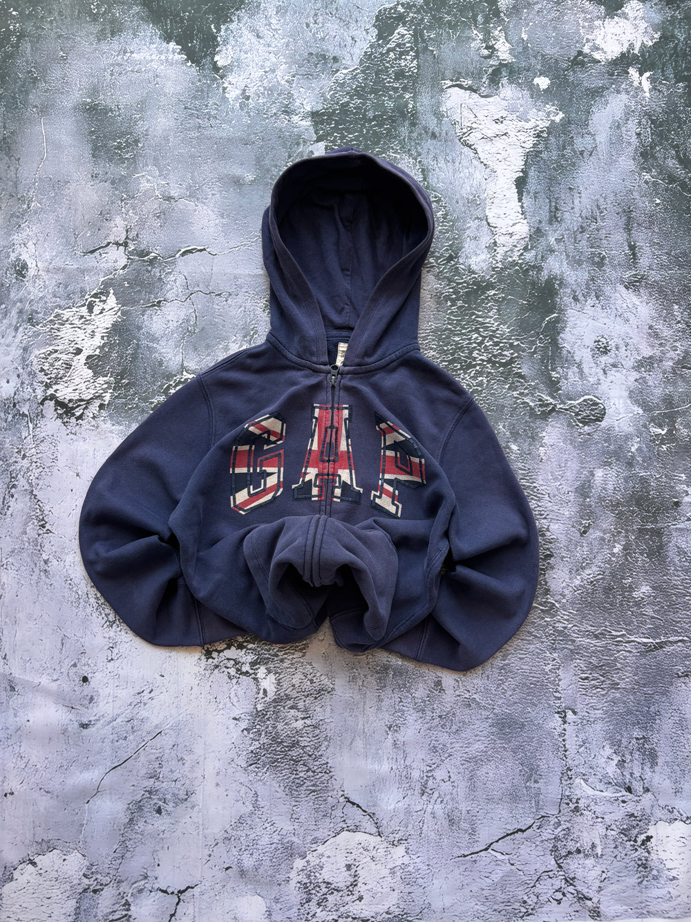 BLUZA HOODIE GAP UK VINTAGE RETRO PRZYLEGAJĄCY  KRÓJ