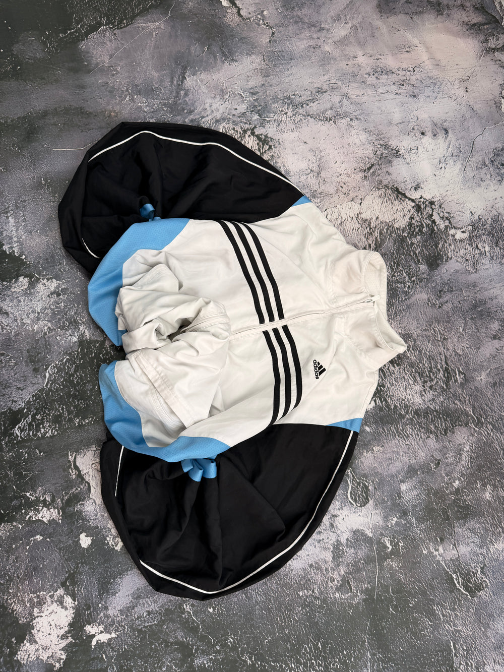 KURTKO BLUZA ZIP ADIDAS RETRO AMERICAN STREETWEAR 90S VINTAGE
