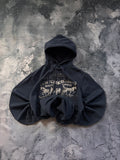 Bluza hoodie granatowa LEVIS retro american streetwear