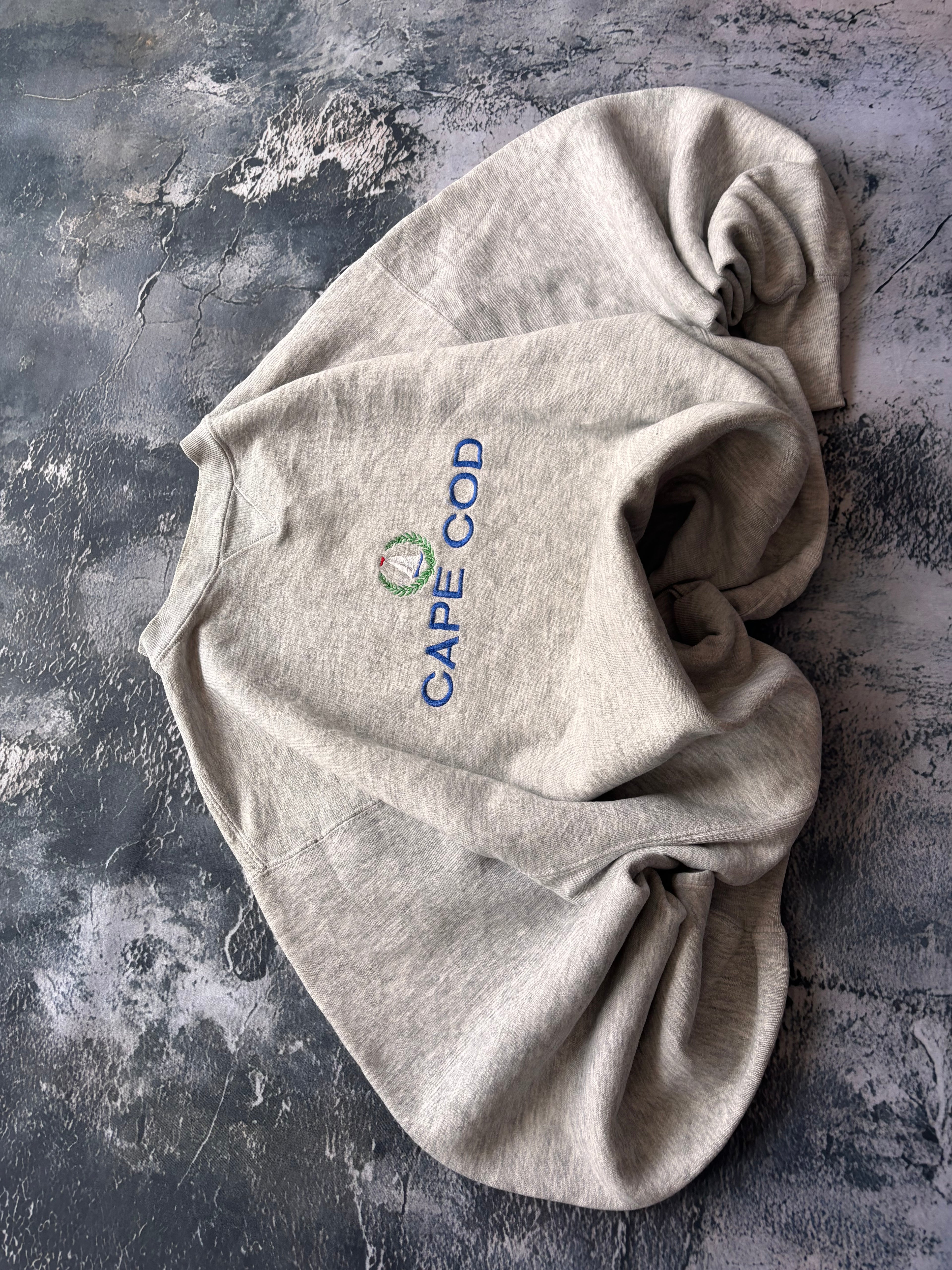 Bluza crewneck Cape Cod oversize boxy vintage oldschool retro 90s americana streetwear