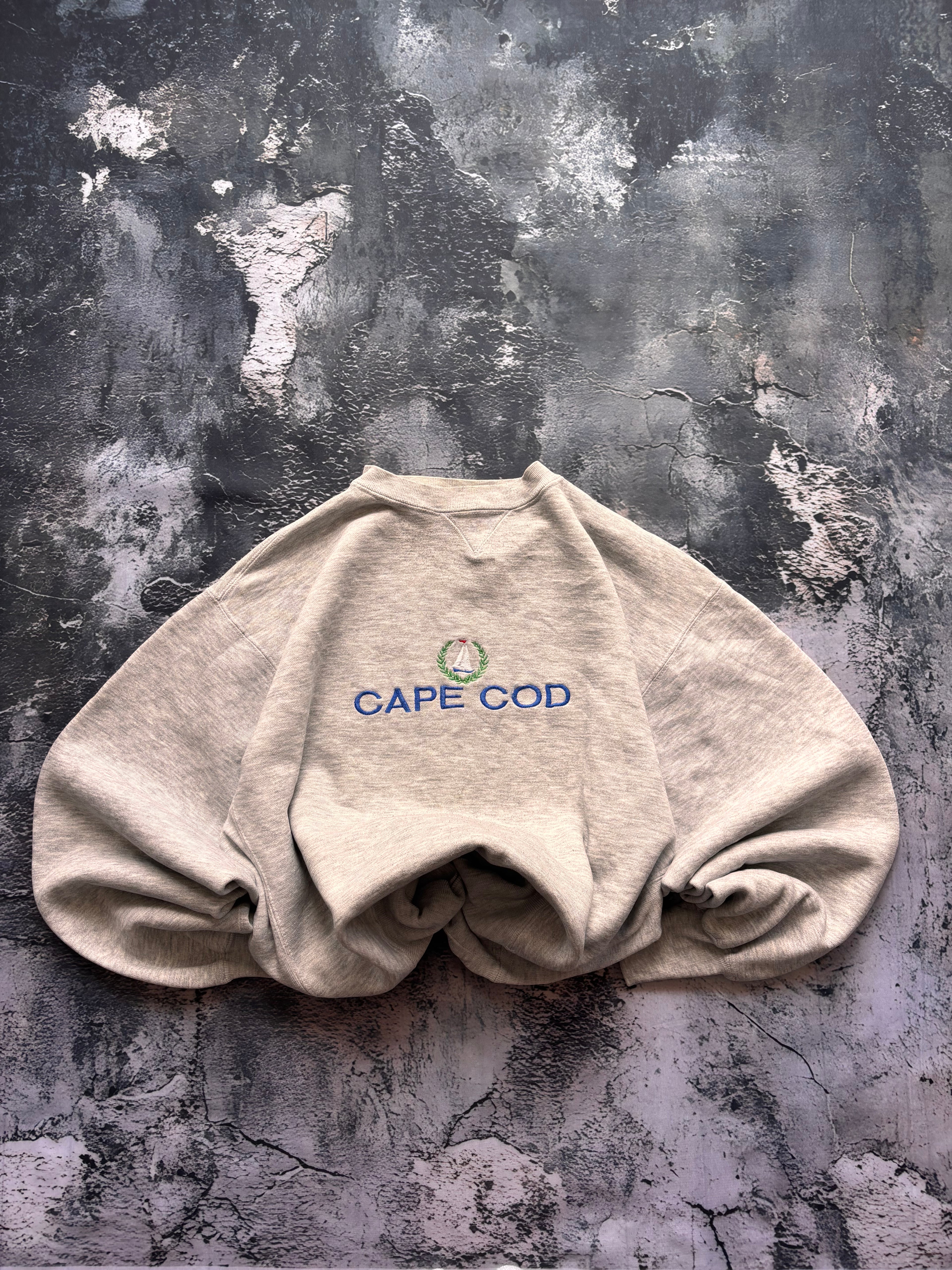 Bluza crewneck Cape Cod oversize boxy vintage oldschool retro 90s americana streetwear
