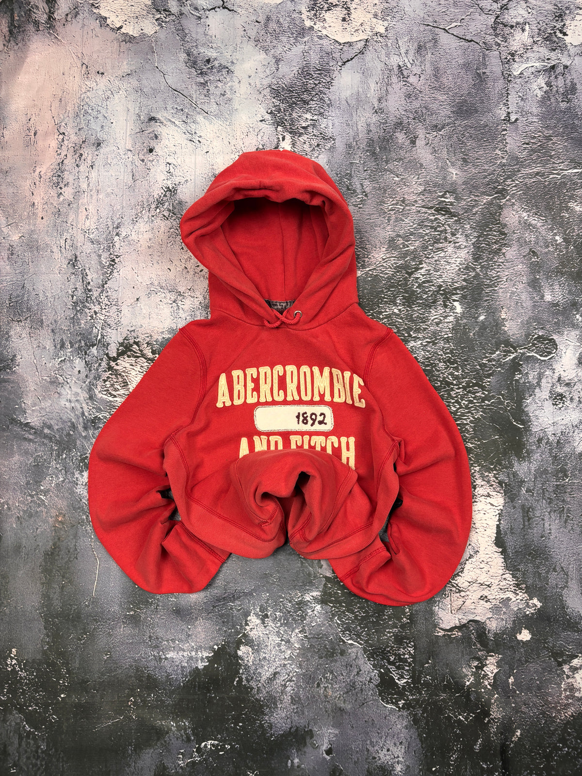 BLUZA HOODIE ABERCROMBIE PRZYLEGAJĄCY KRÓJ Y2K