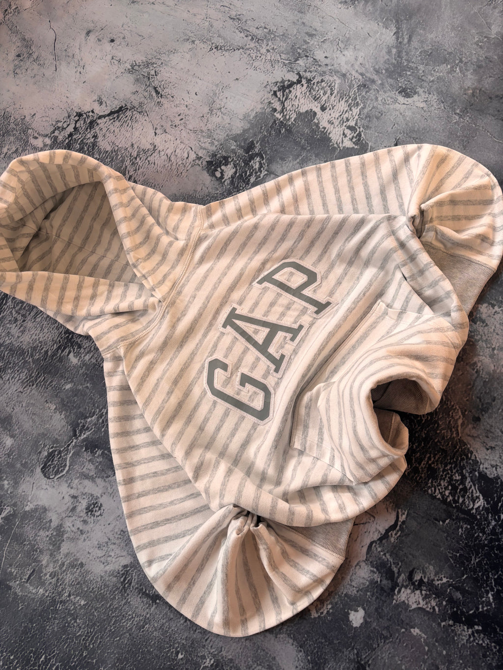 Bluza hoodie Gap w paski