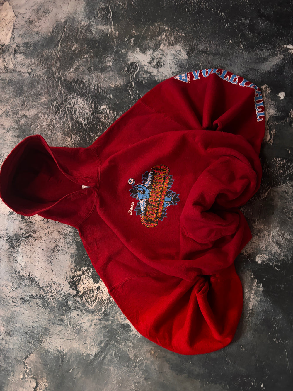 bluza hoodie ASCICS vintage oversize