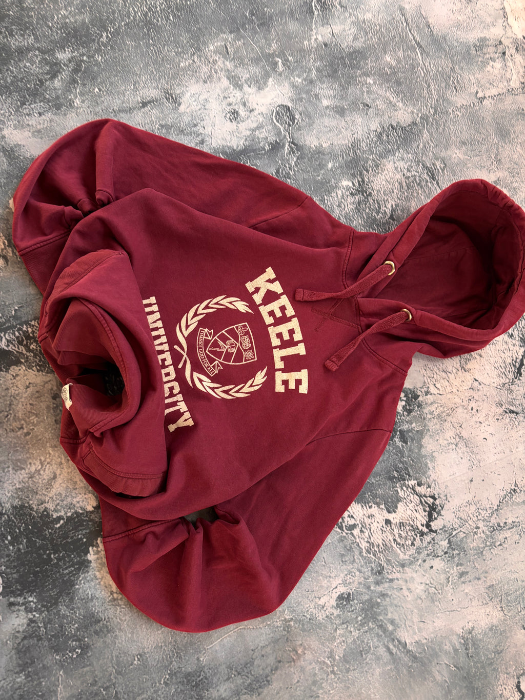 Bluza college oversize burgund viral