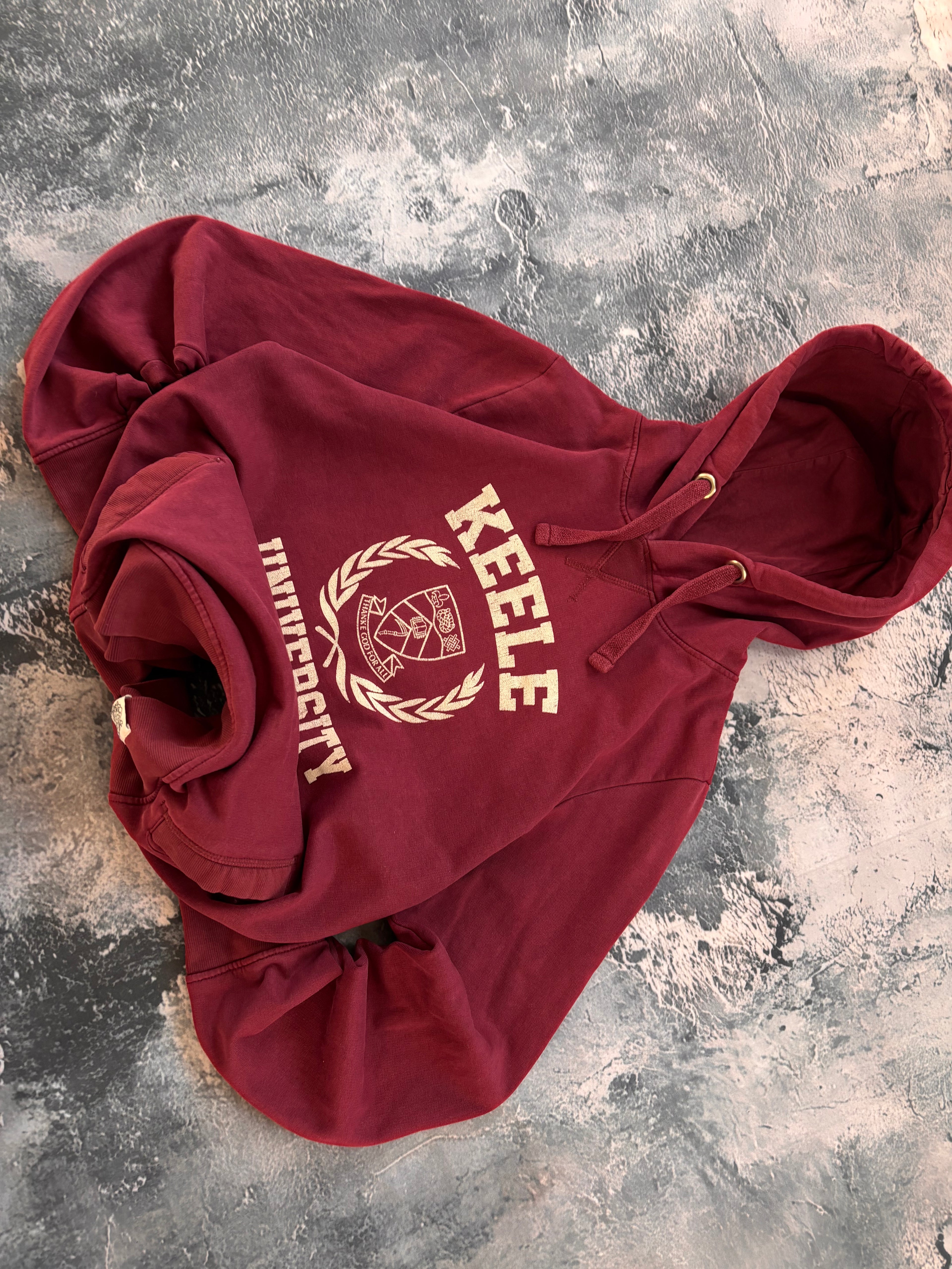 Bluza college oversize burgund viral