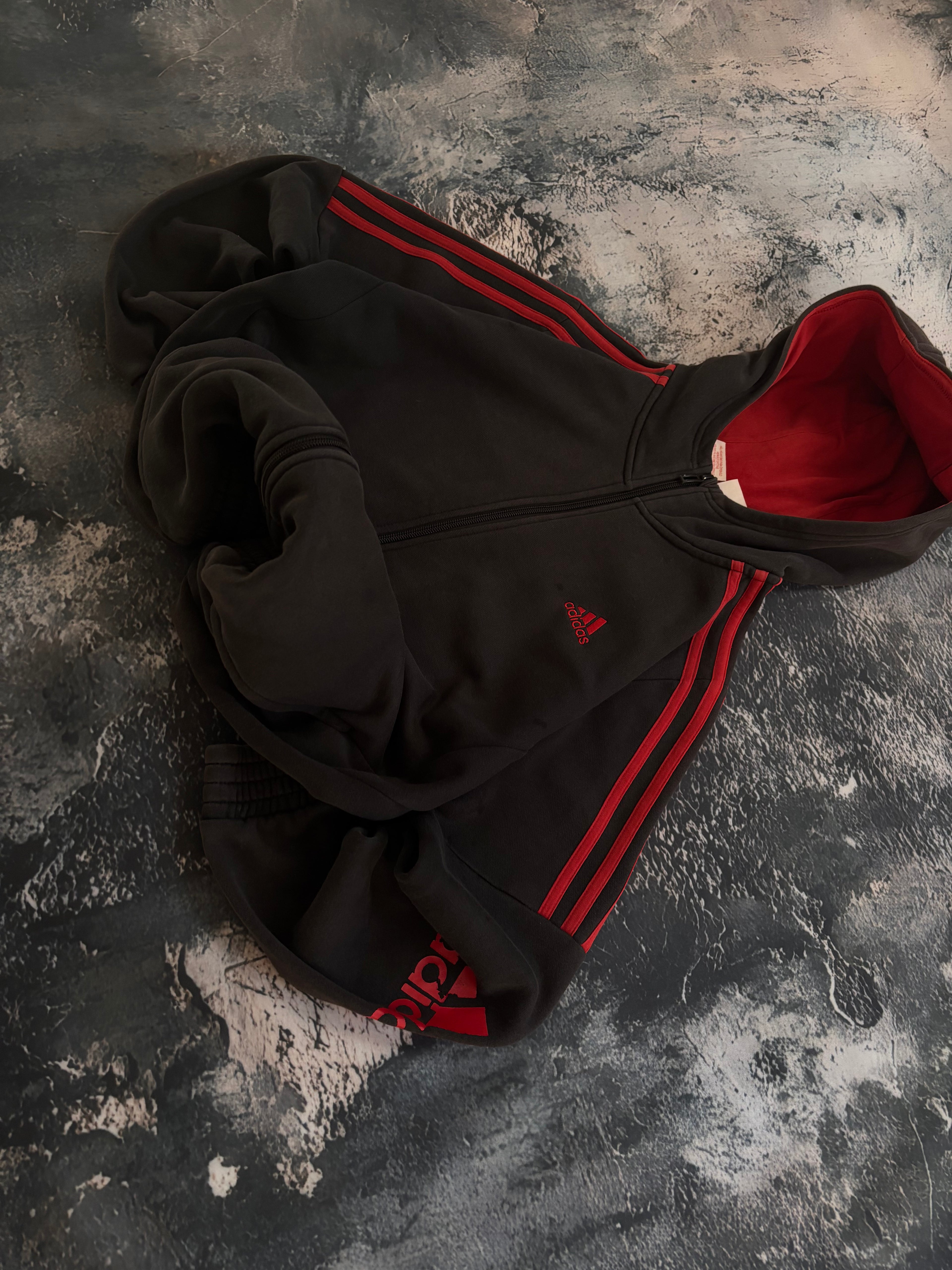 Bluza zip adidas stripes w paski