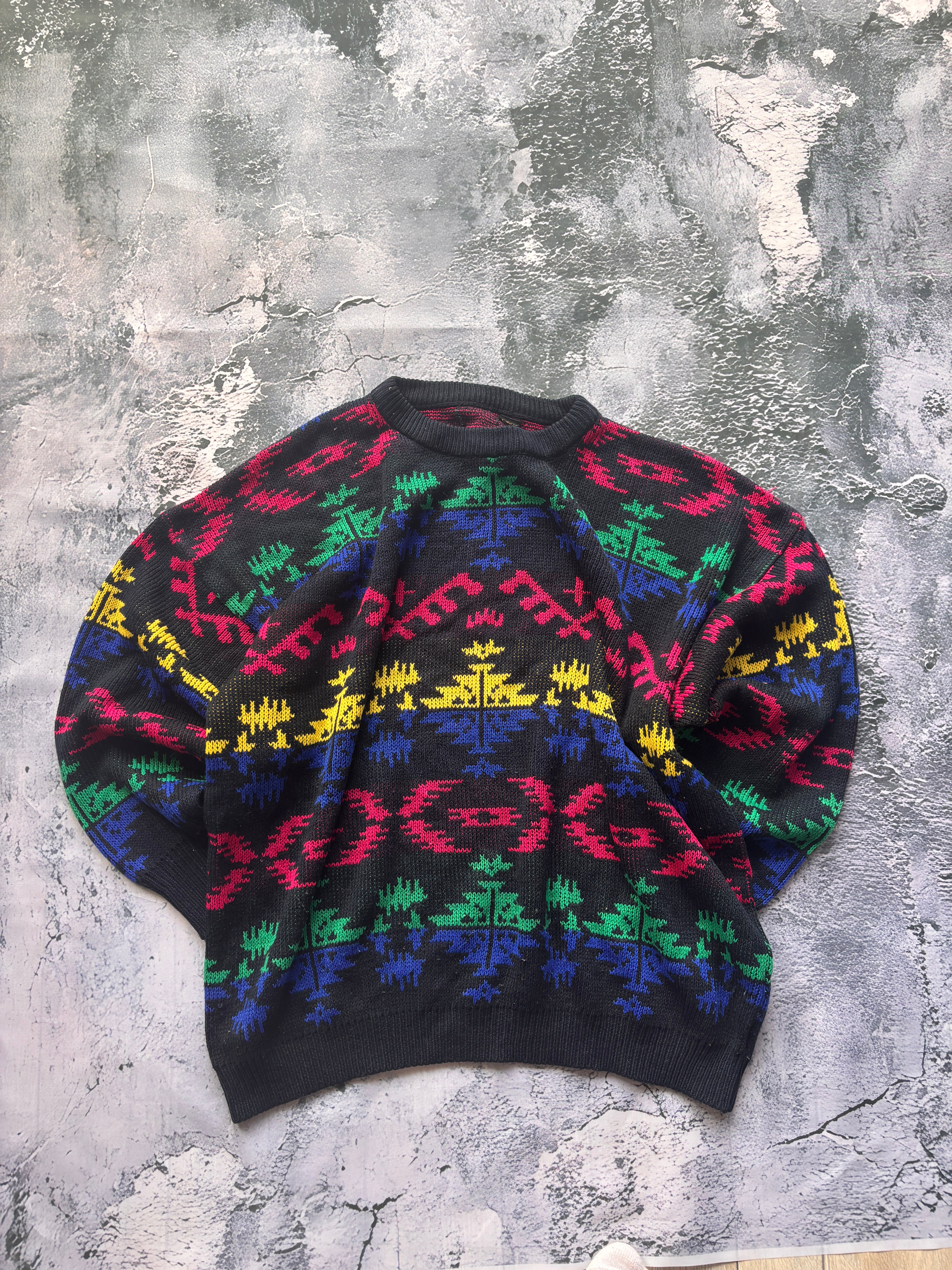 SWETER RETRO VINTAGE MULTICOLOR