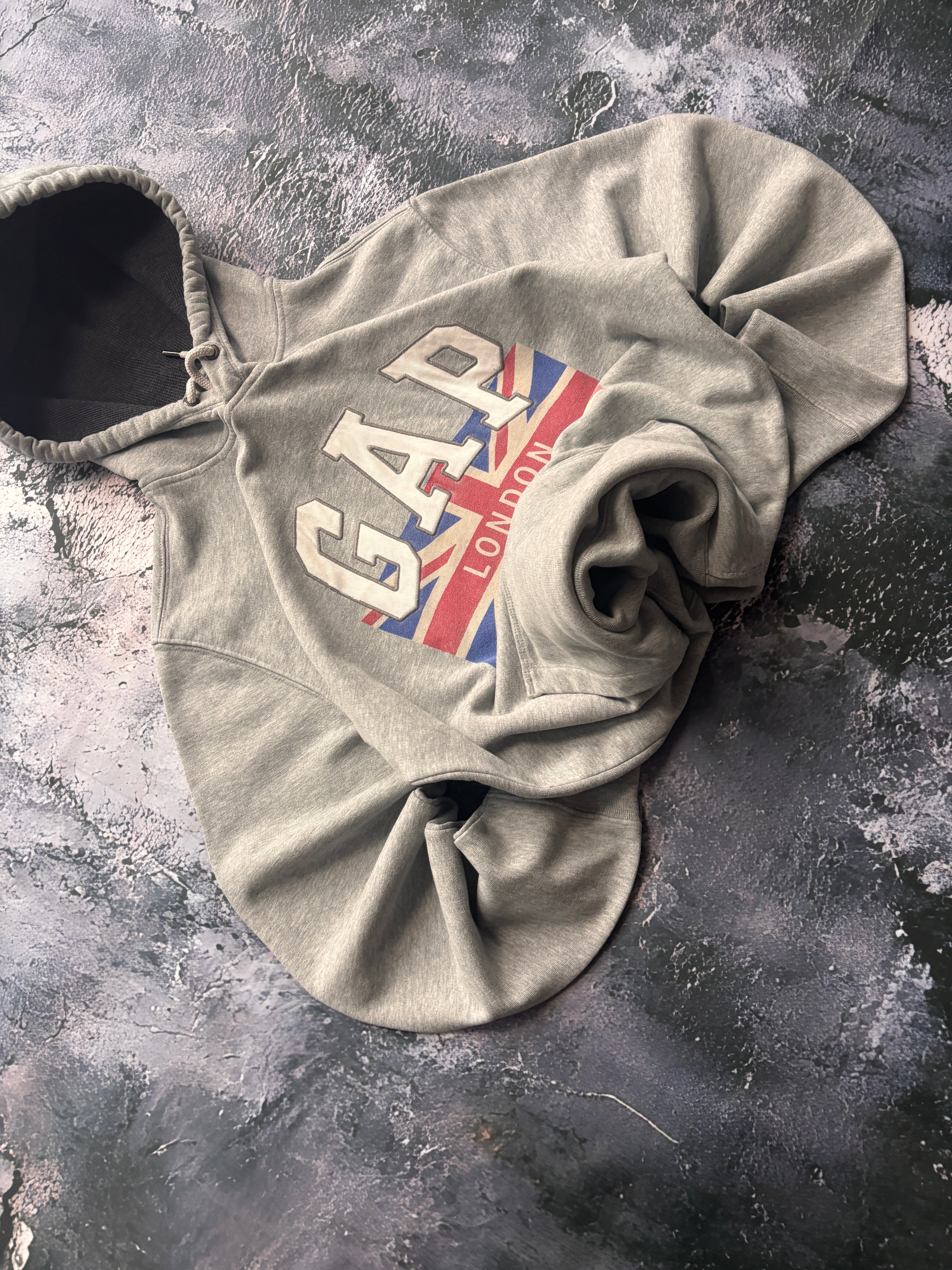 BLUZA HOODIE GAP UK UNIKAT RETRO LONDON 90S DESING USA