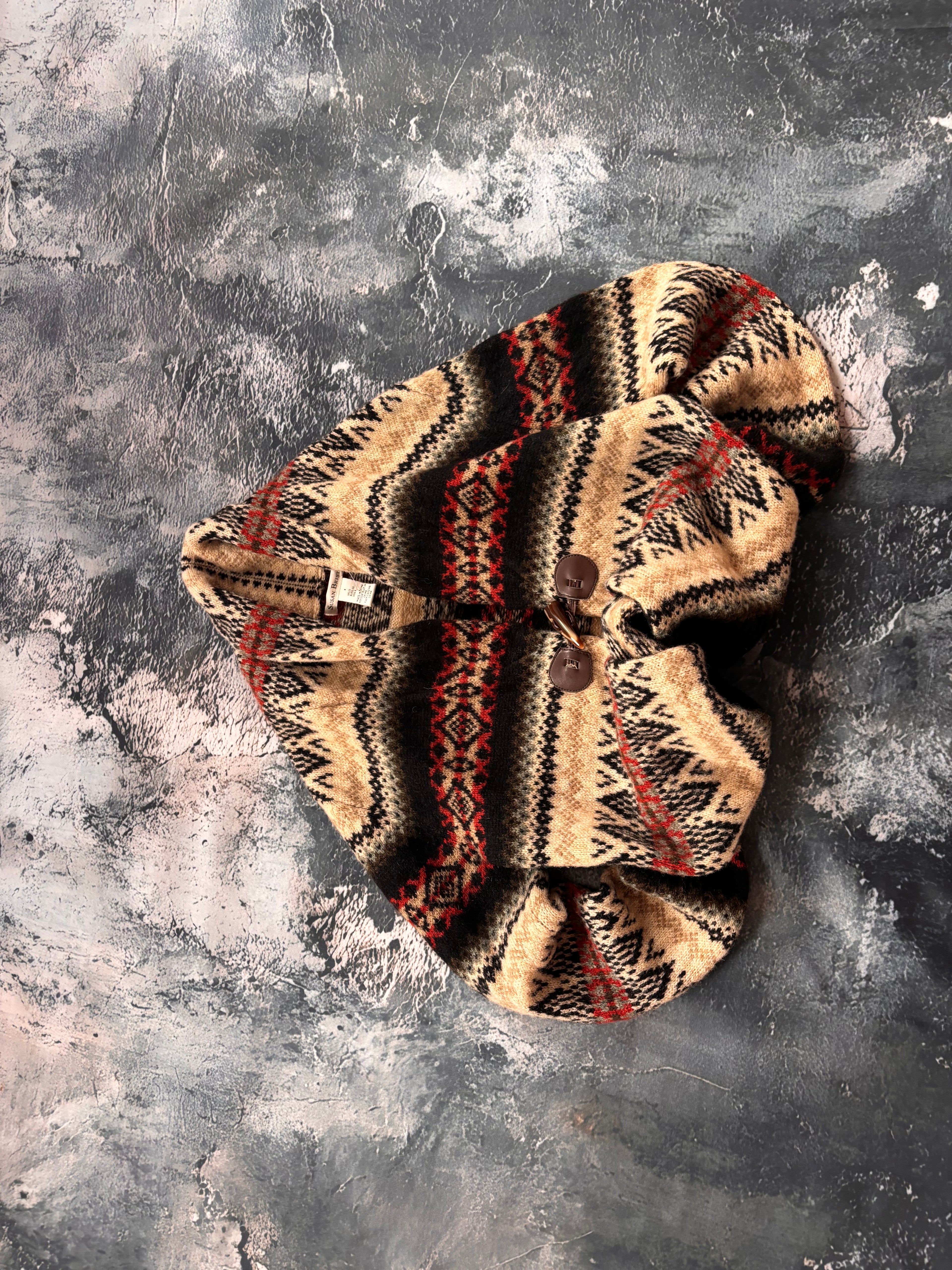 Sweter kardigan wełniany