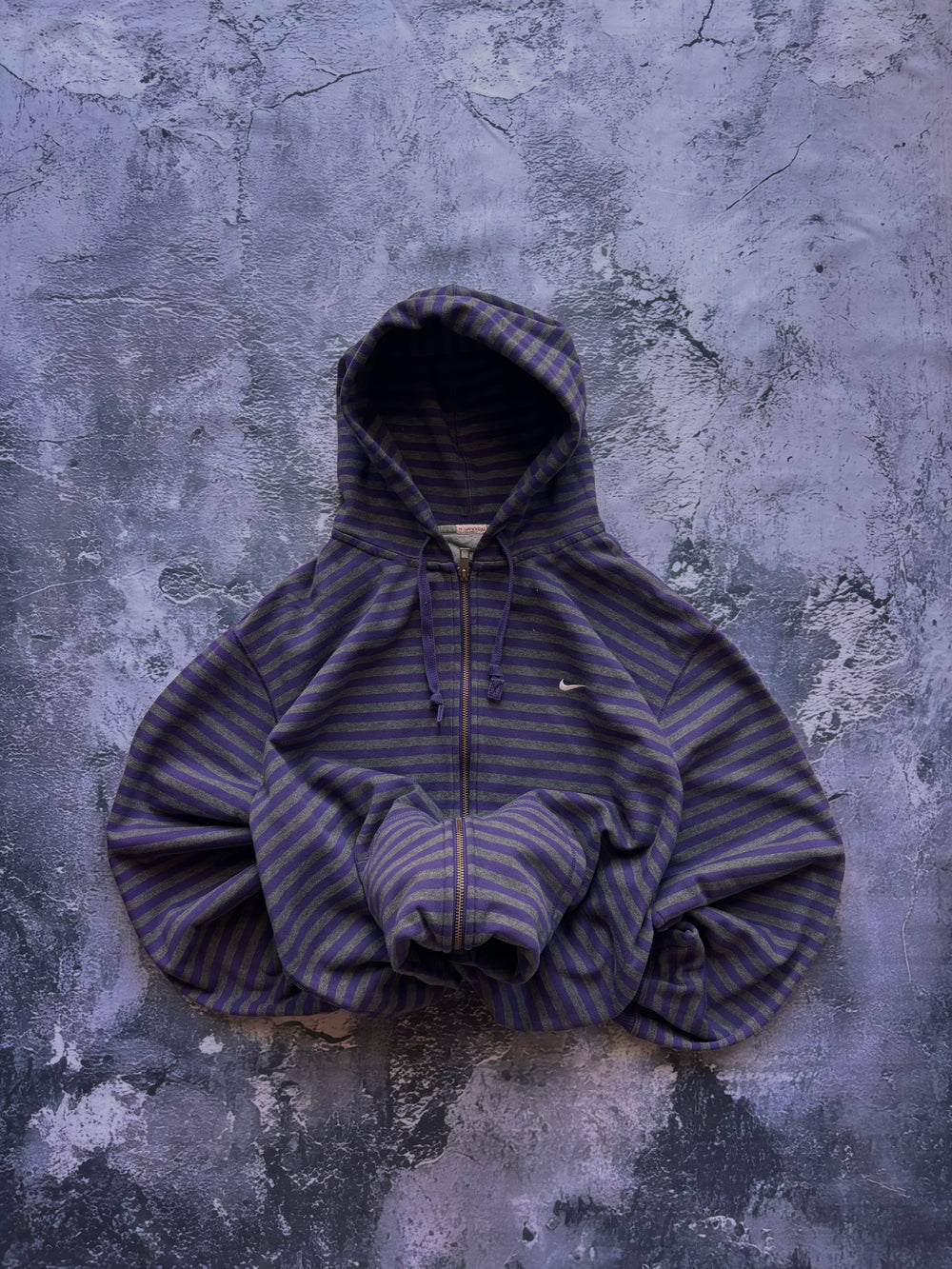 BLUZA ZIP HOODIE nike FIOLETOWA retro american usa