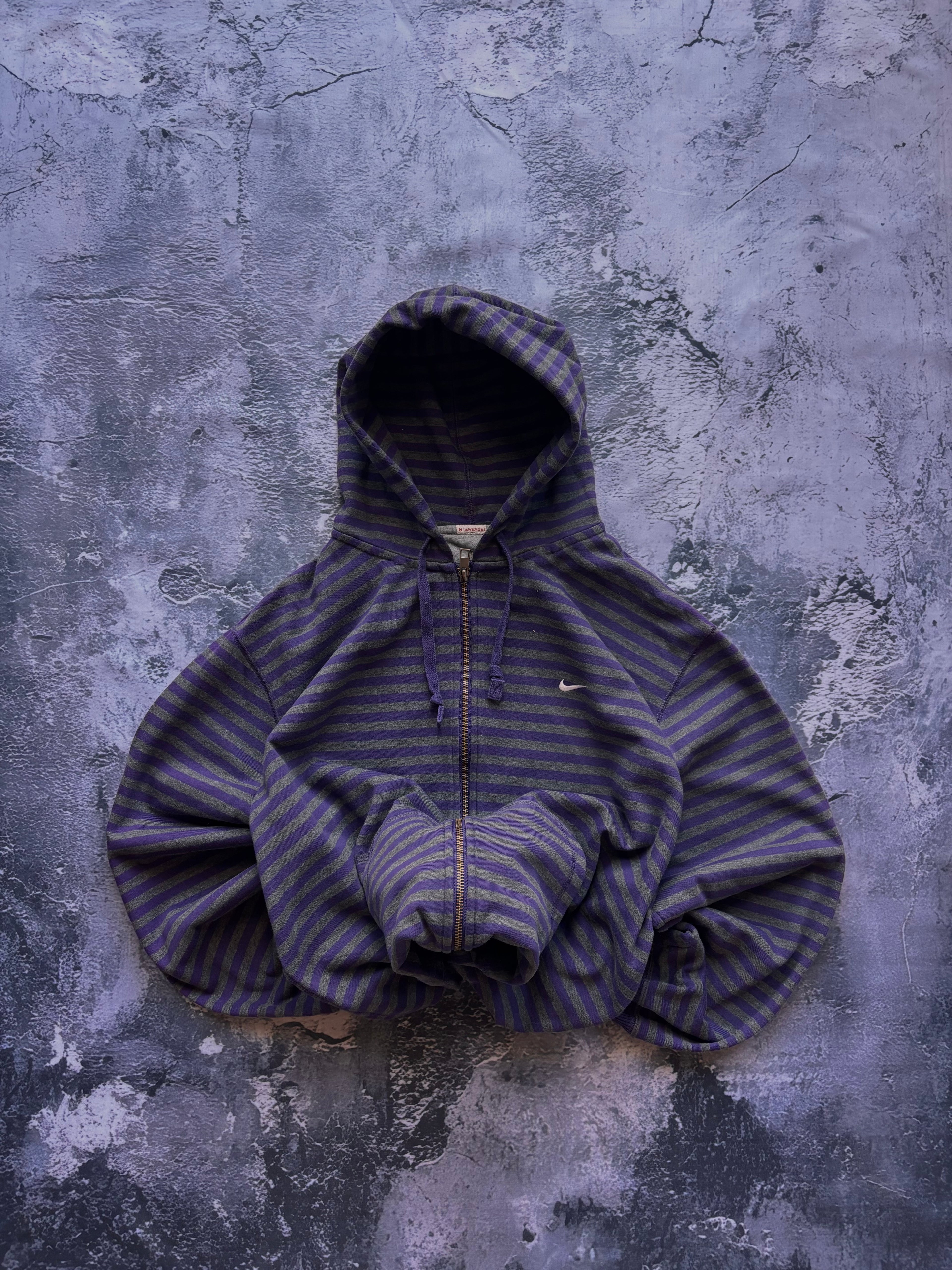 BLUZA ZIP HOODIE nike FIOLETOWA retro american usa