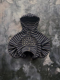 bluza hoodie GAP W PASKI unikatowa trend tiktok american streetwear klasyk granatowa
