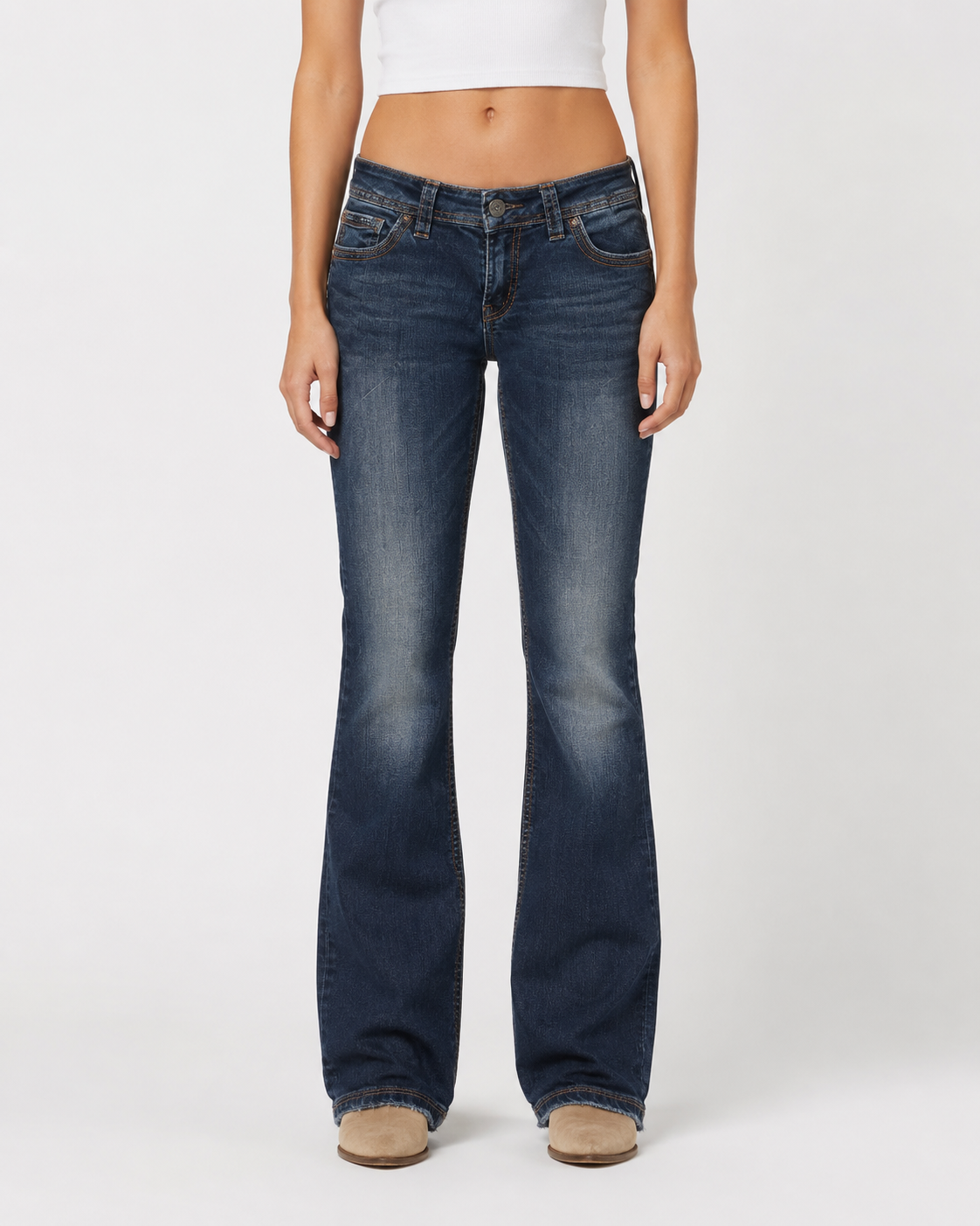 jeans bootcut y2k retro kieszenie y2k ciemny jeans streetwear