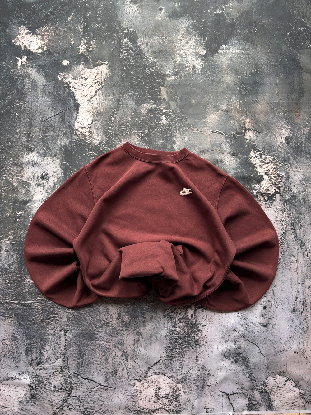 BLUZA CREWNECK NIKE BASIC RETRO 90S BURGUNDOWA