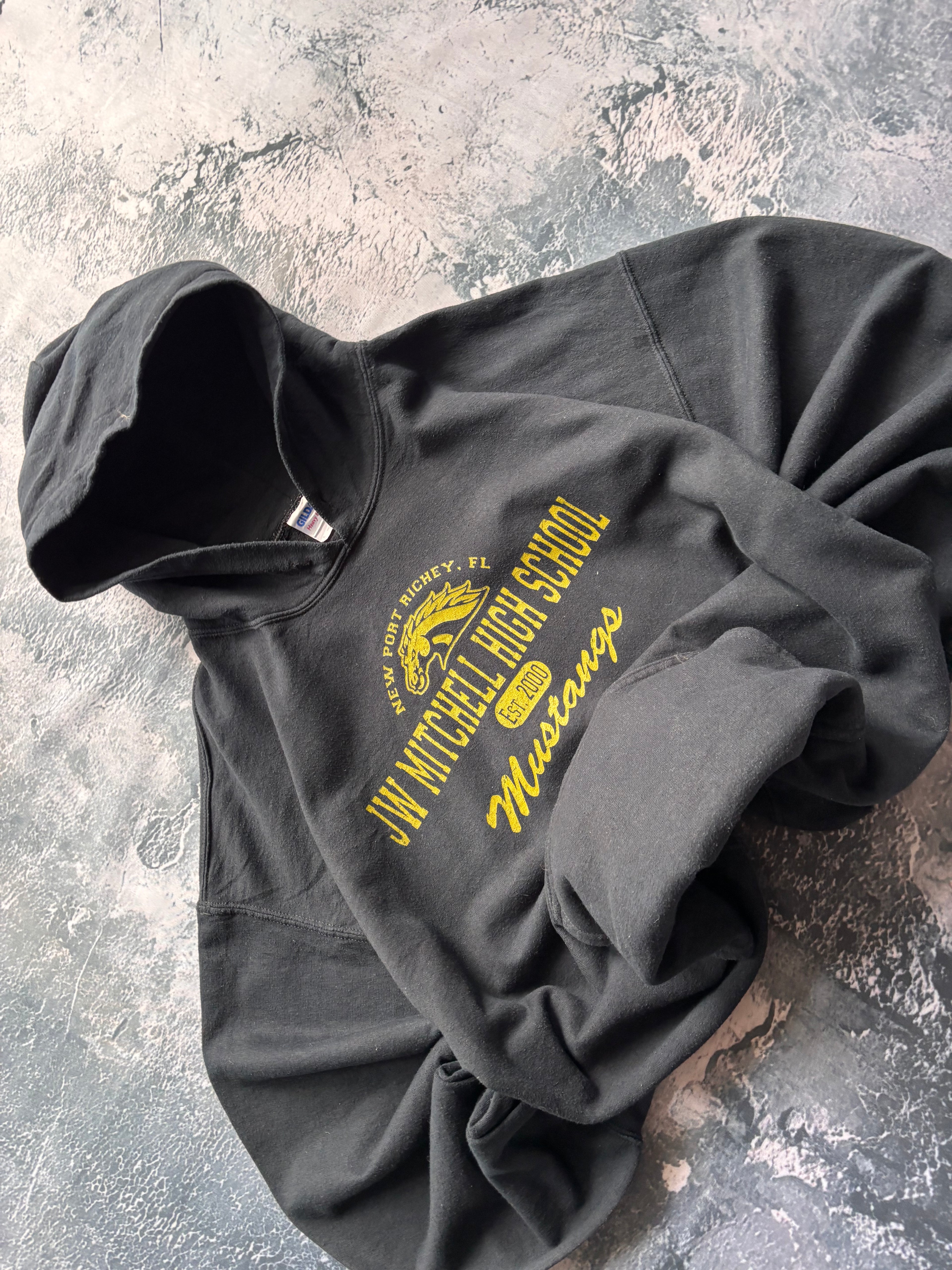 Bluza hoodie uniwersytecka MITCHELL HIGH SCHOOL vintage