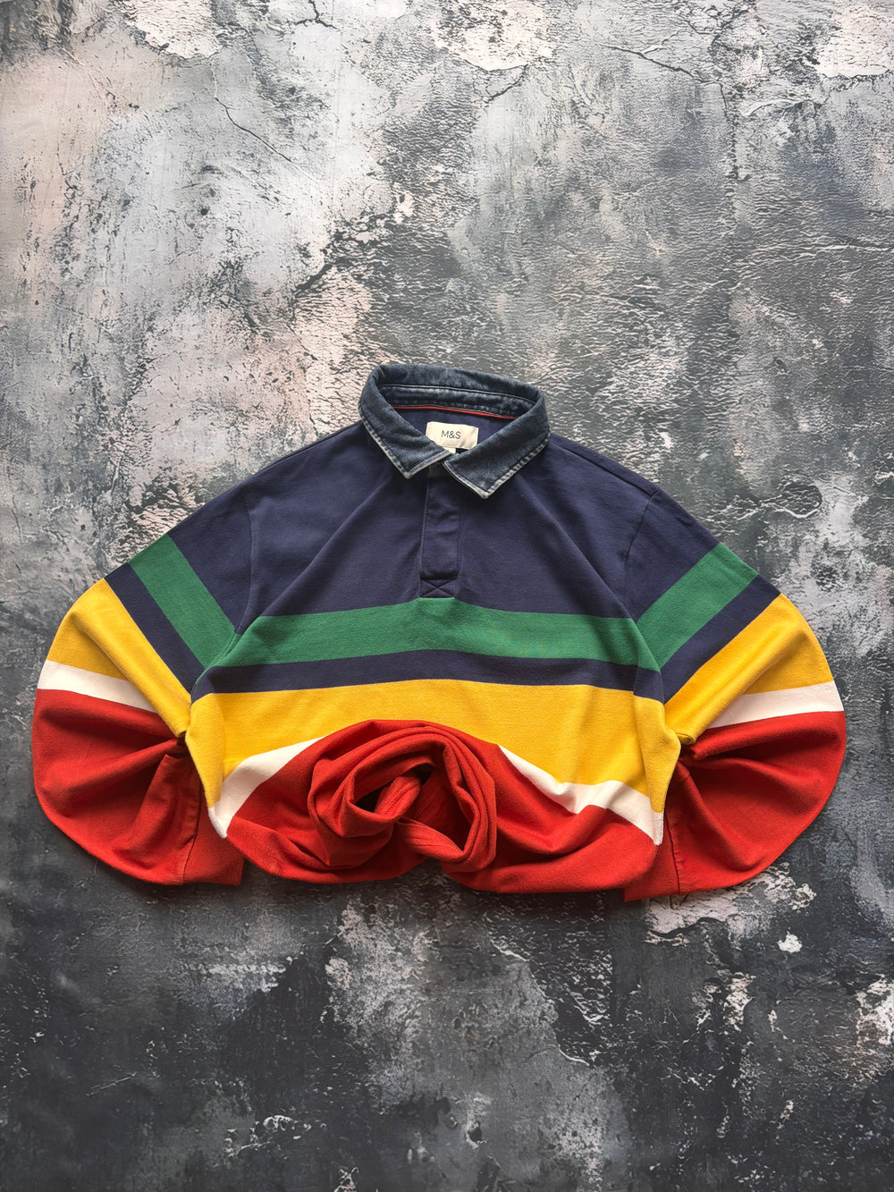bluza crewneck multicolor vintage 90s retro