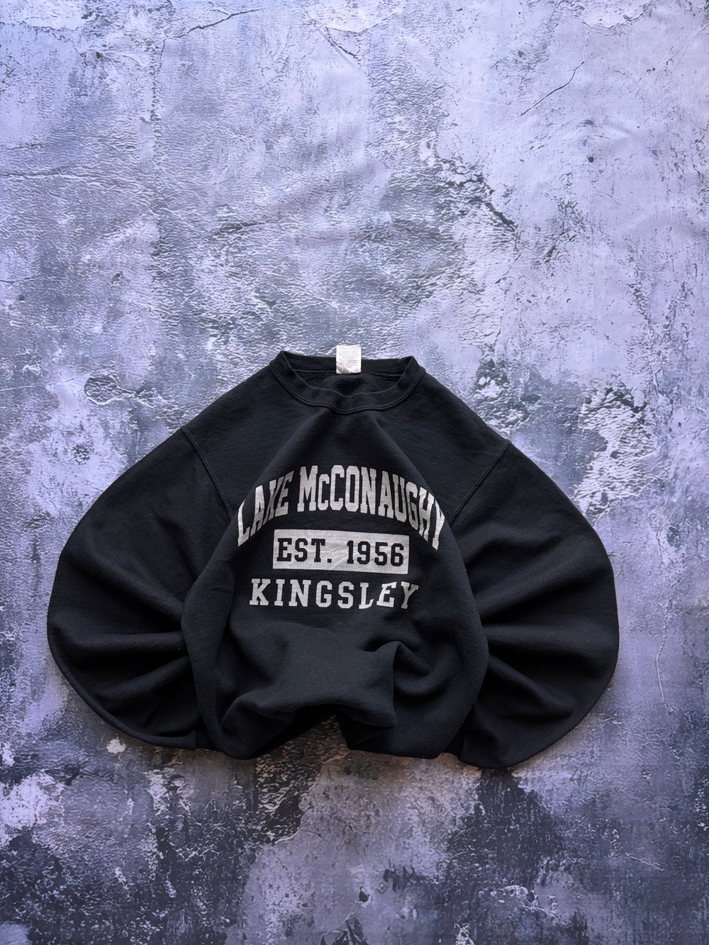 bluza crewneck czarna uniwersytecka usa streetwear basic