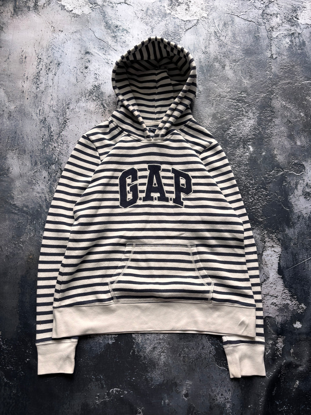 bluza hoodie Gap paski stripes vintage 90s retro