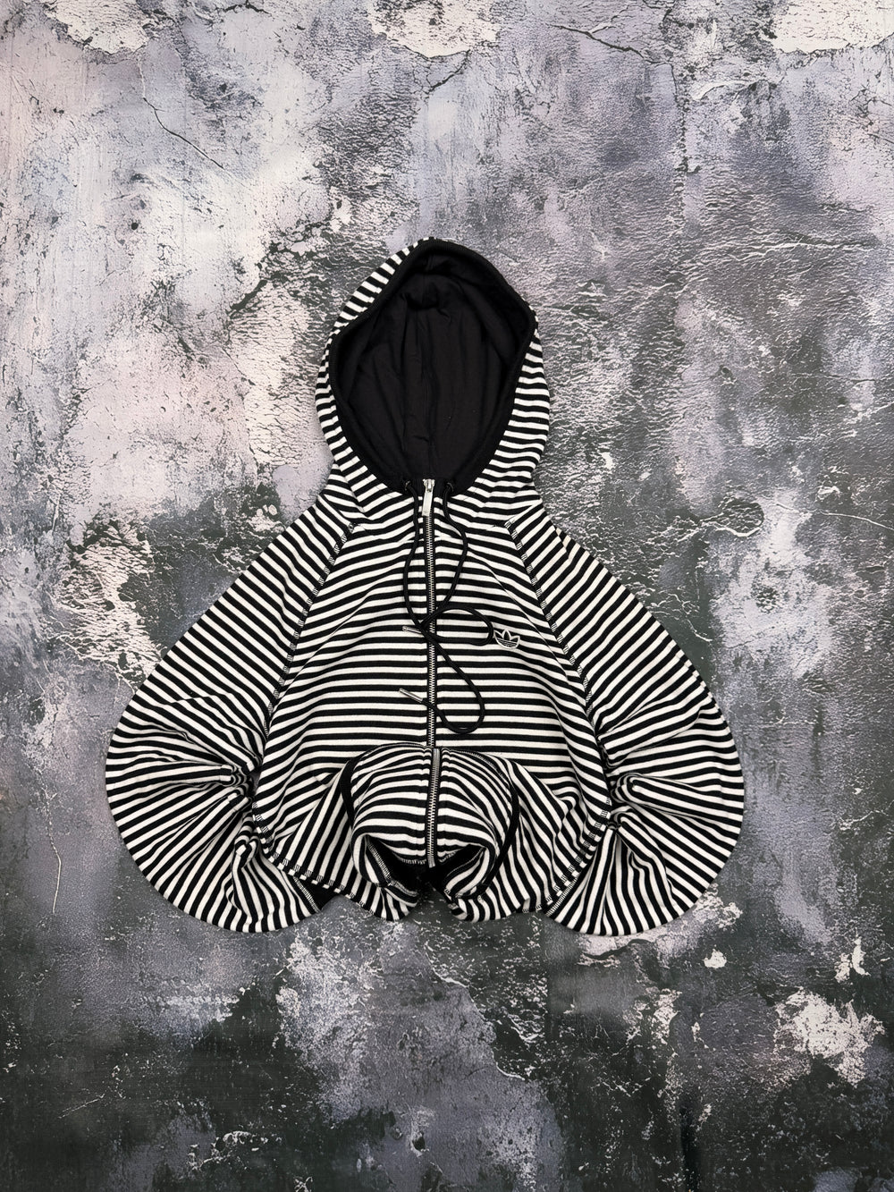BLUZA HOODIE ADIDAS W PASKI RETRO 90S UNIKATOWA