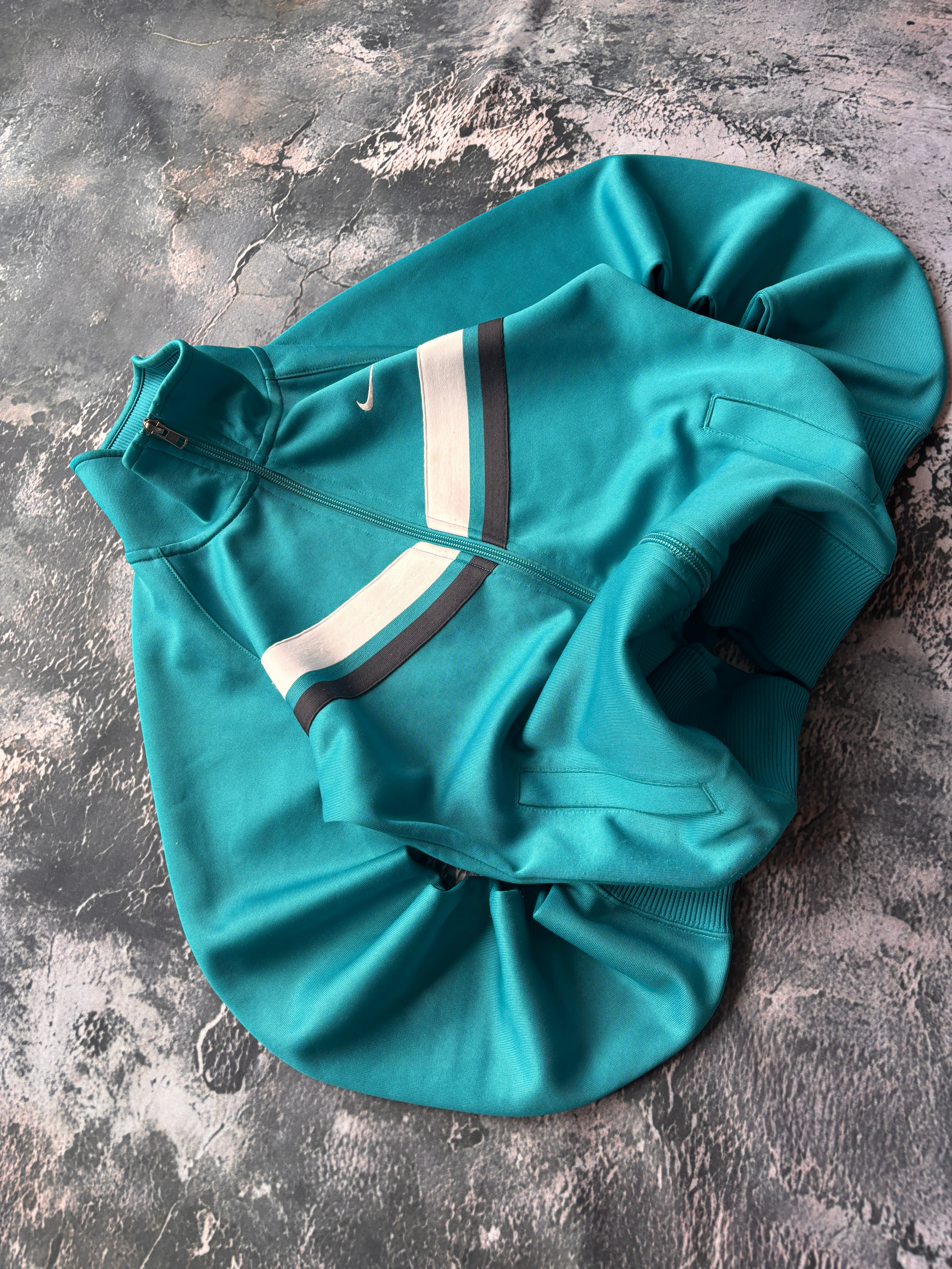 BLUZA ZIP NIKE TIFFANY BLUE PROSTY KRÓJ VINTAGE