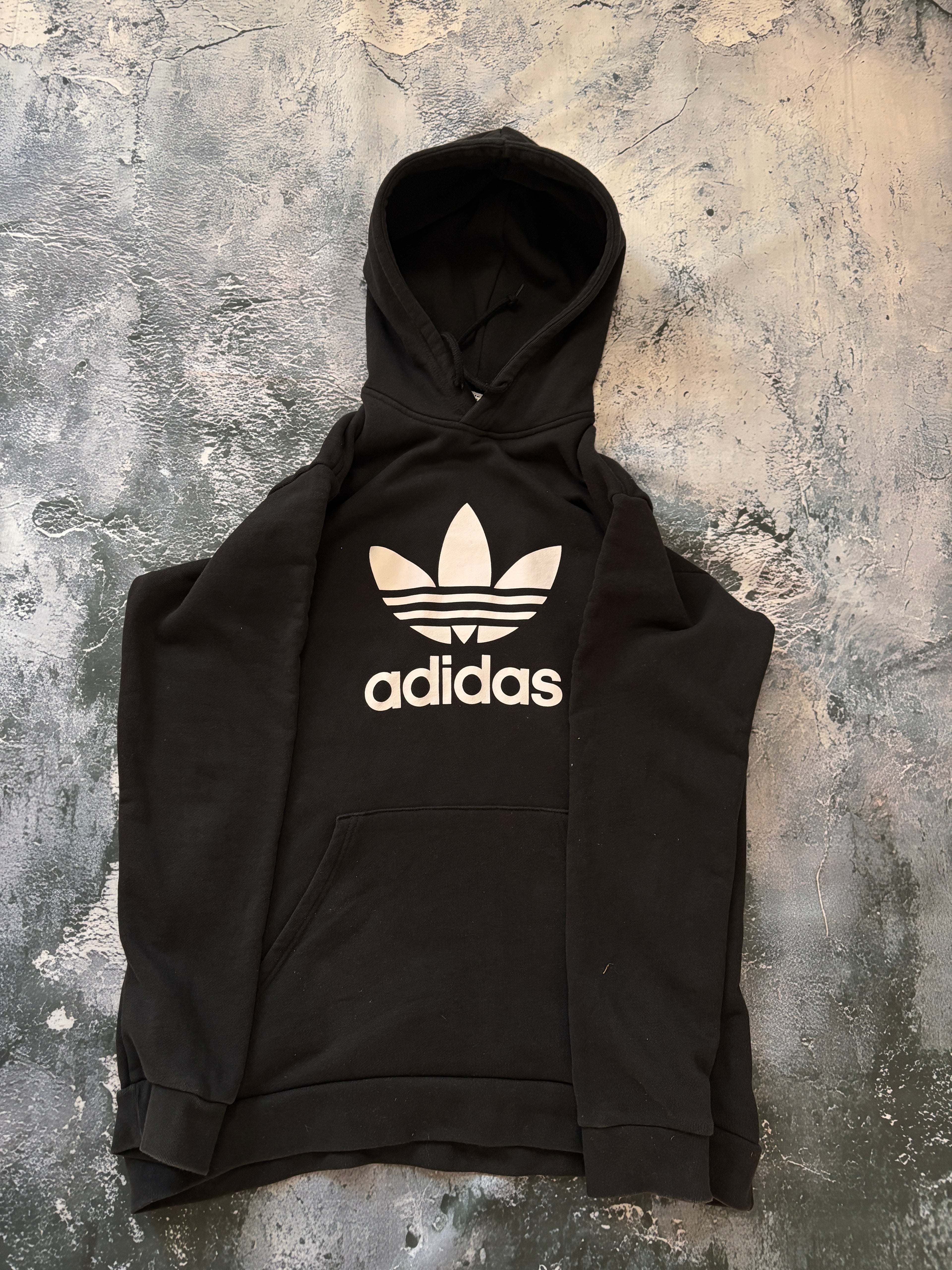 BLUZA HOODIE ADIDAS BIG LOGO OVERSIZE BASIC