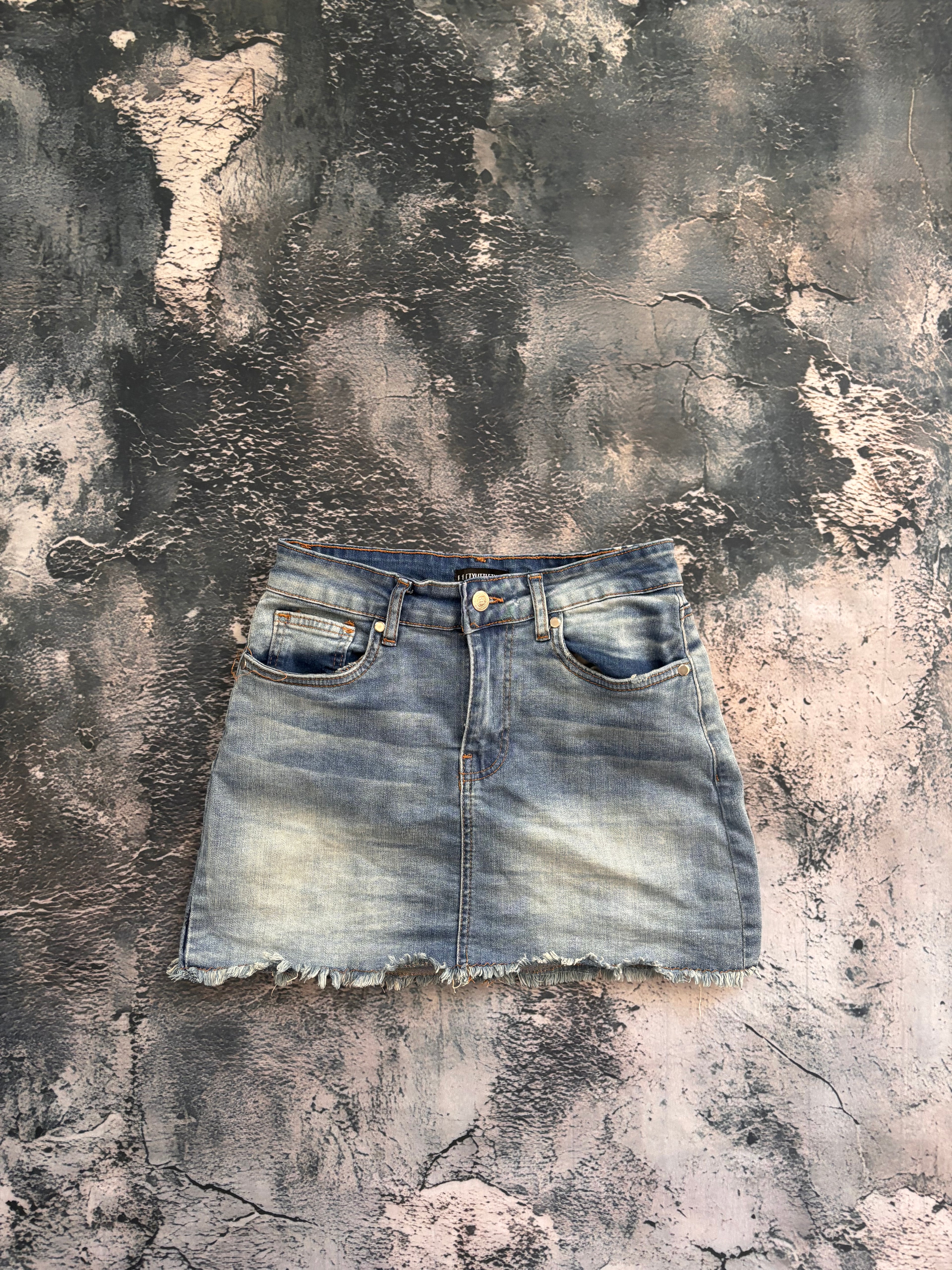 Spódniczka mini oversize w stylu vintage oldschool retro 90s y2k denim streetwear