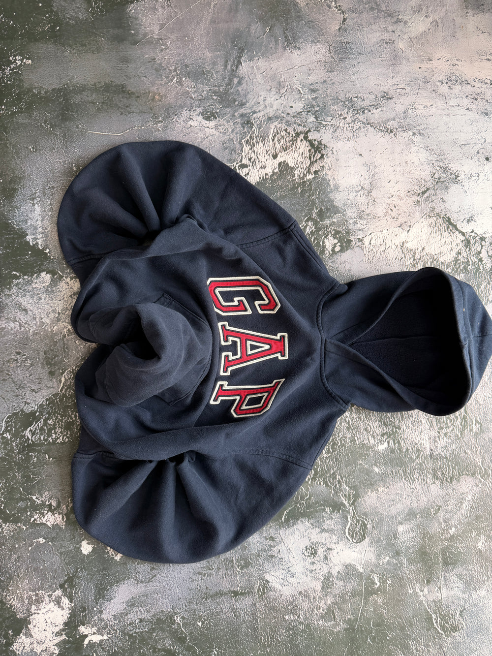 BLUZA HOODIE GRANATOWA VINTAGE KLASYCZNA