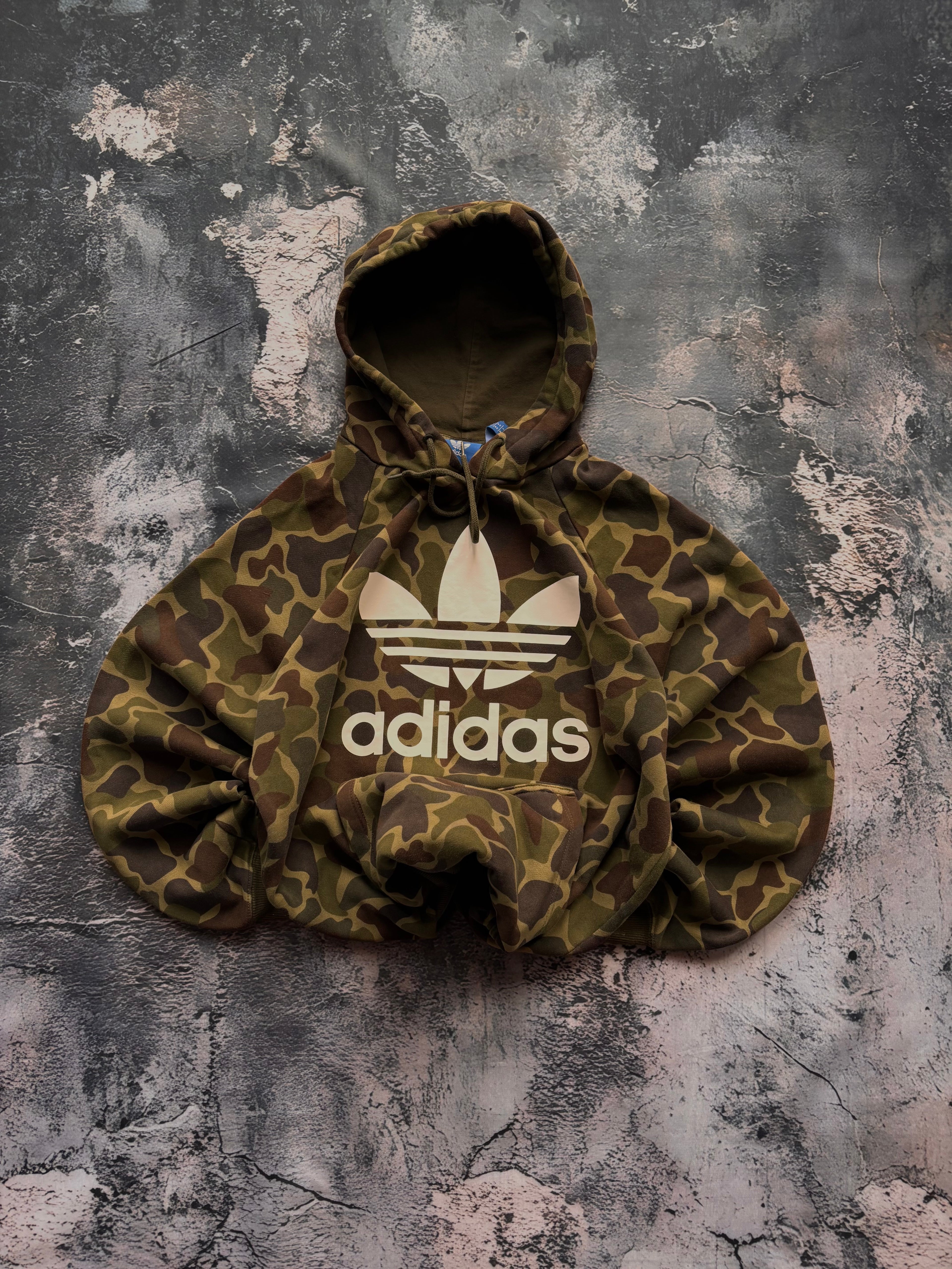 bluza hoodie Adidas moro camo vintage retro 90s