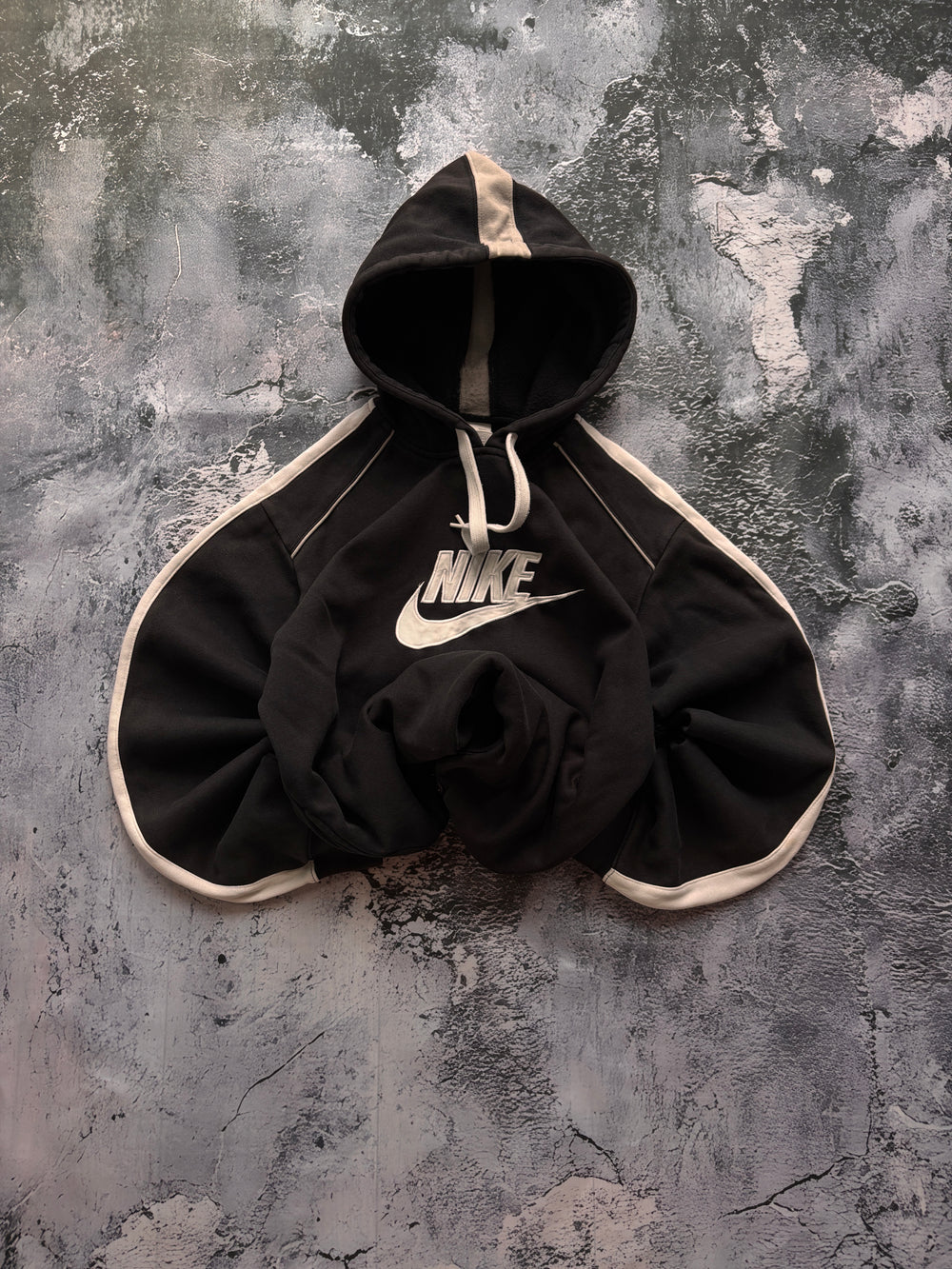 Bluza hoodie nike z lat 2000 big haft big logo vintage
