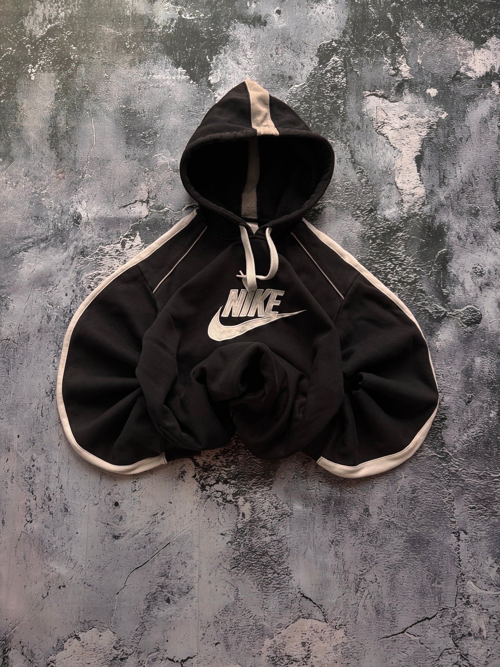 Bluza hoodie nike z lat 2000 big haft big logo vintage