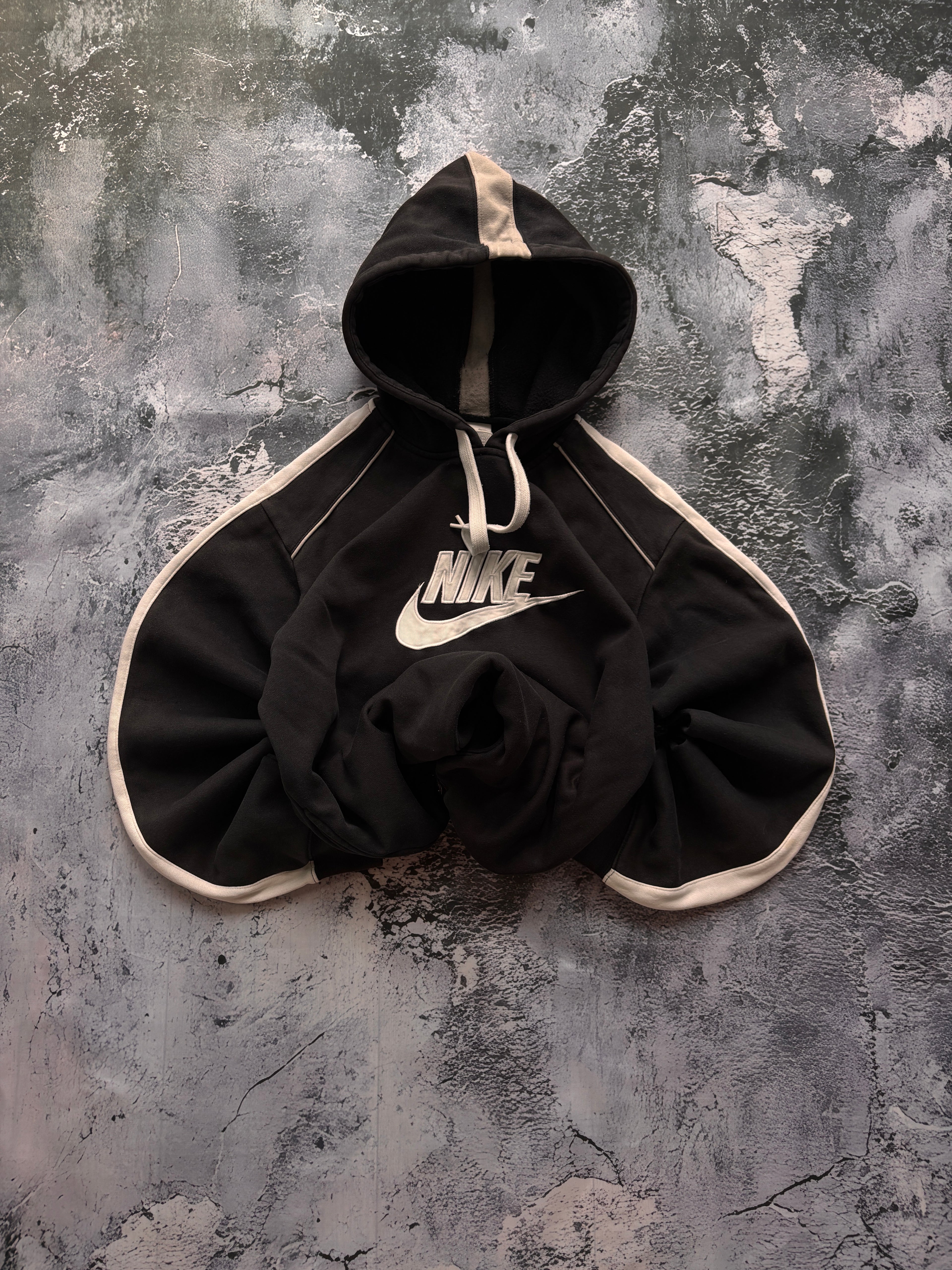 Bluza hoodie nike z lat 2000 big haft big logo vintage
