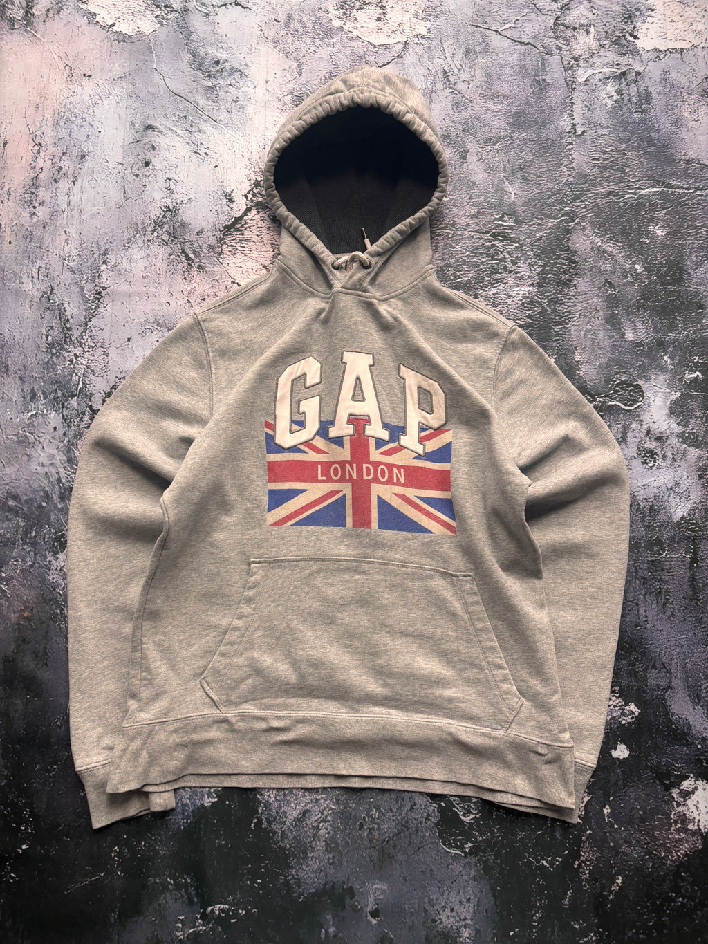 BLUZA HOODIE GAP UK UNIKAT RETRO LONDON 90S DESING USA