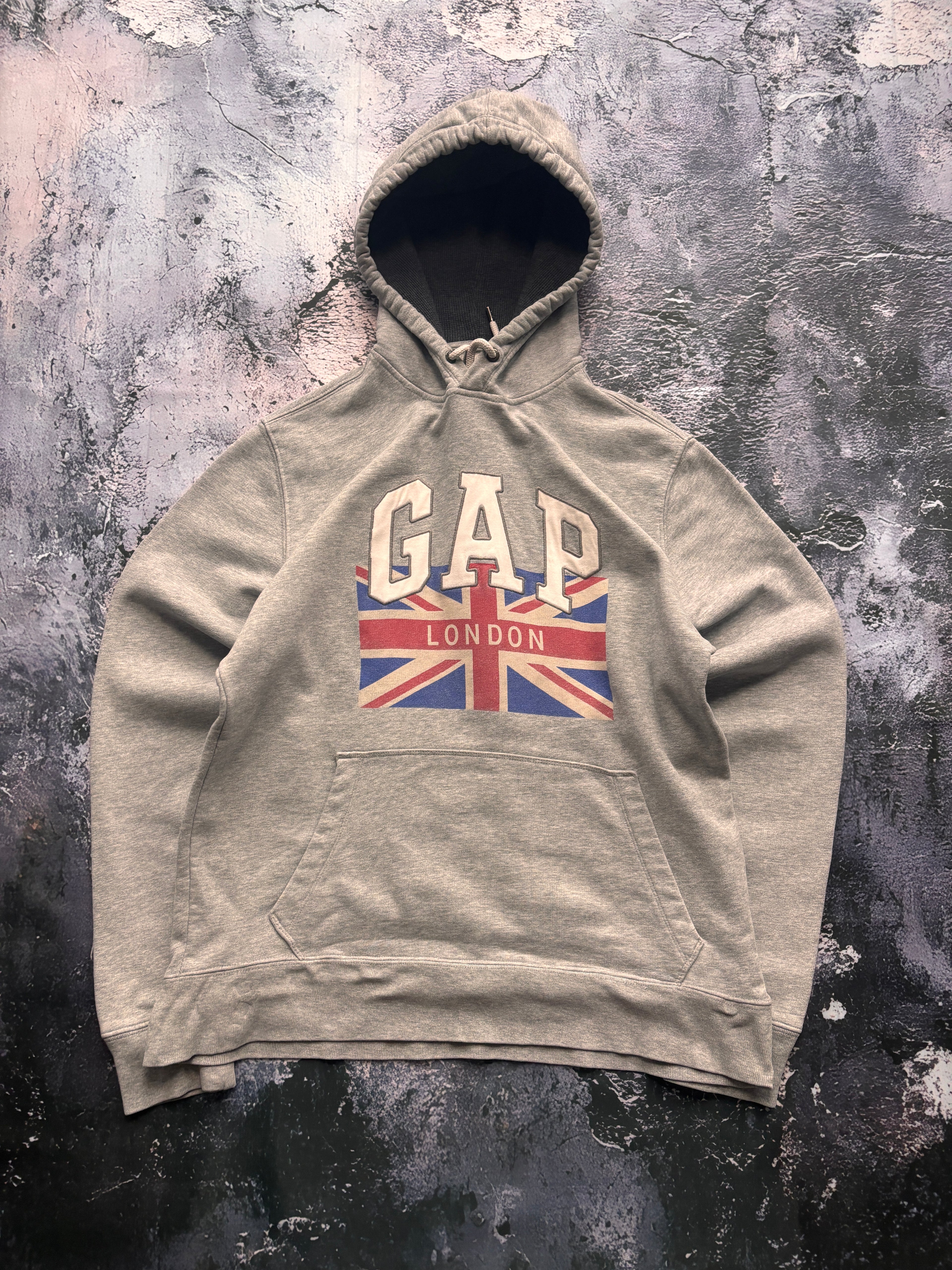 BLUZA HOODIE GAP UK UNIKAT RETRO LONDON 90S DESING USA