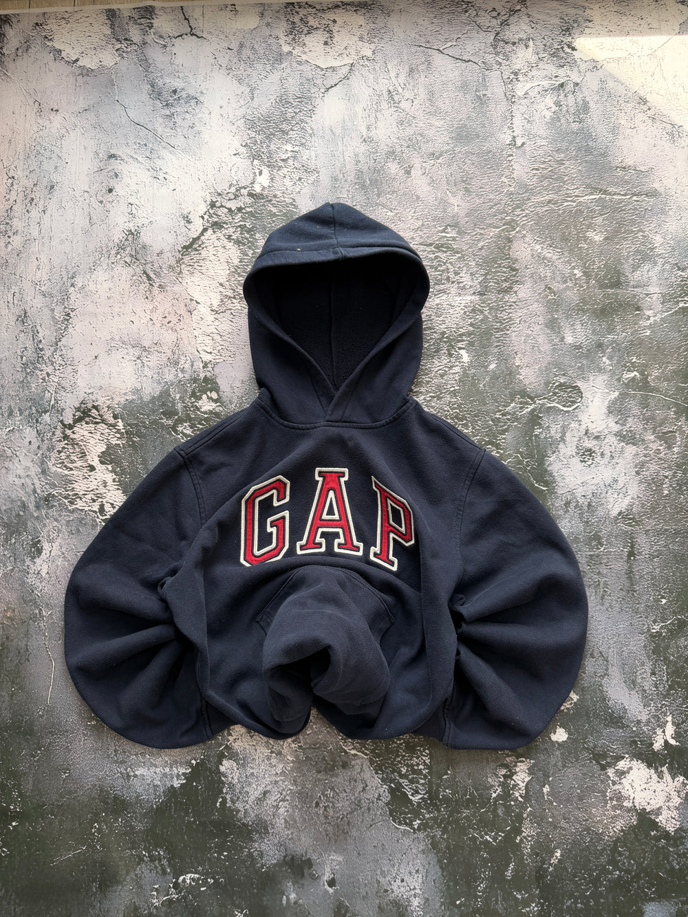 BLUZA HOODIE GRANATOWA VINTAGE KLASYCZNA