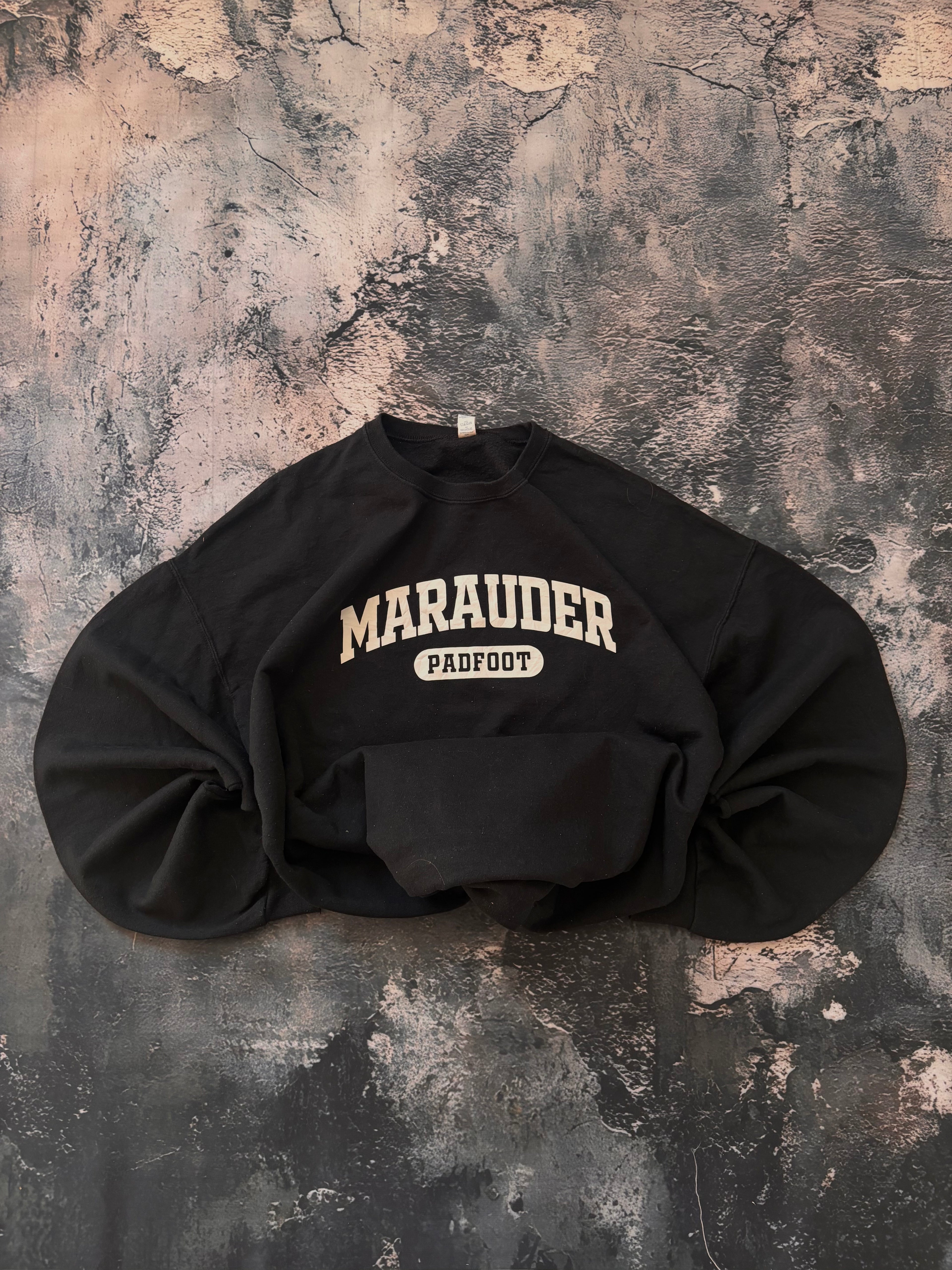 bluza crewneck czarna Marauder Padfoot