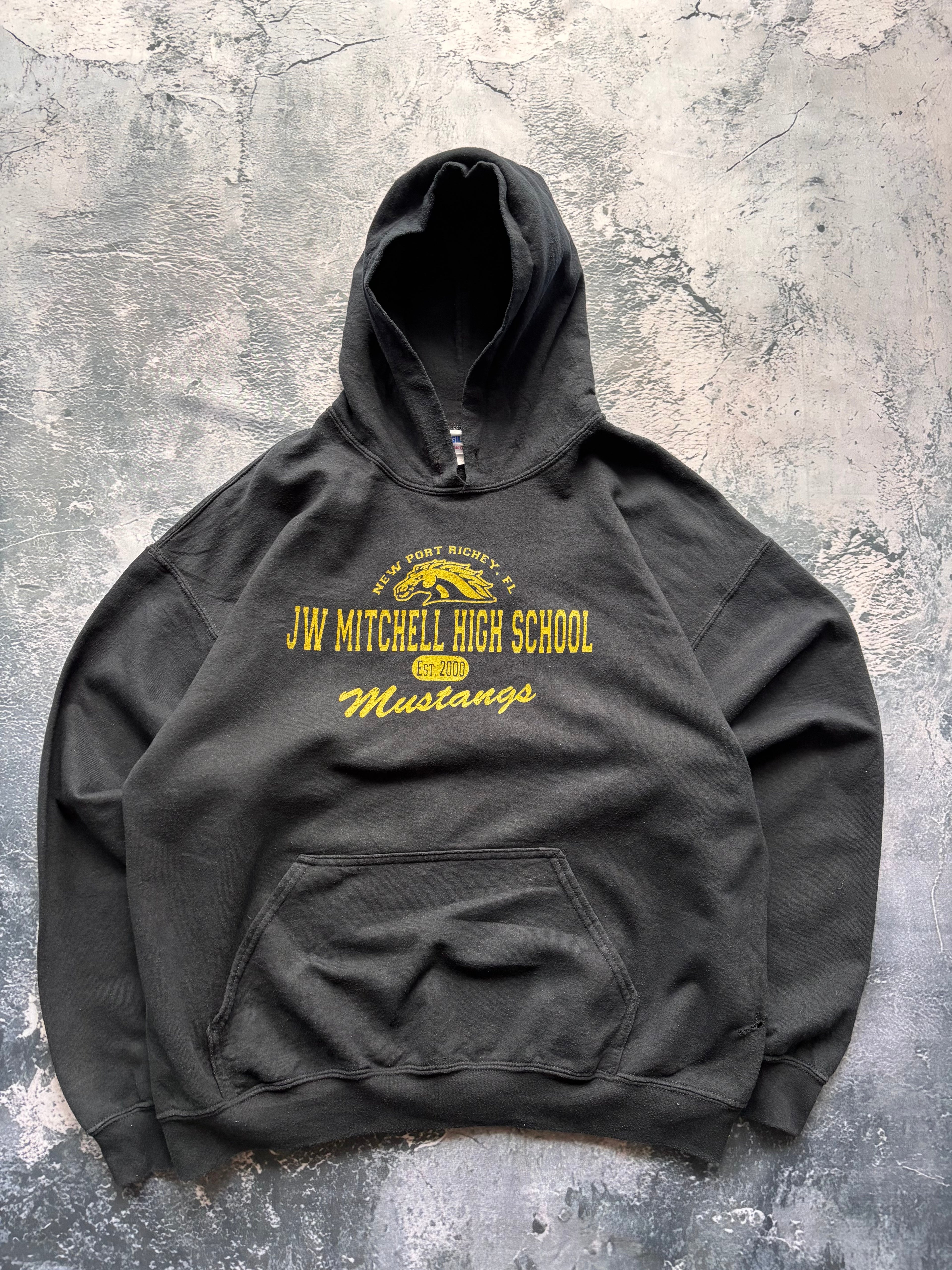 Bluza hoodie uniwersytecka MITCHELL HIGH SCHOOL vintage