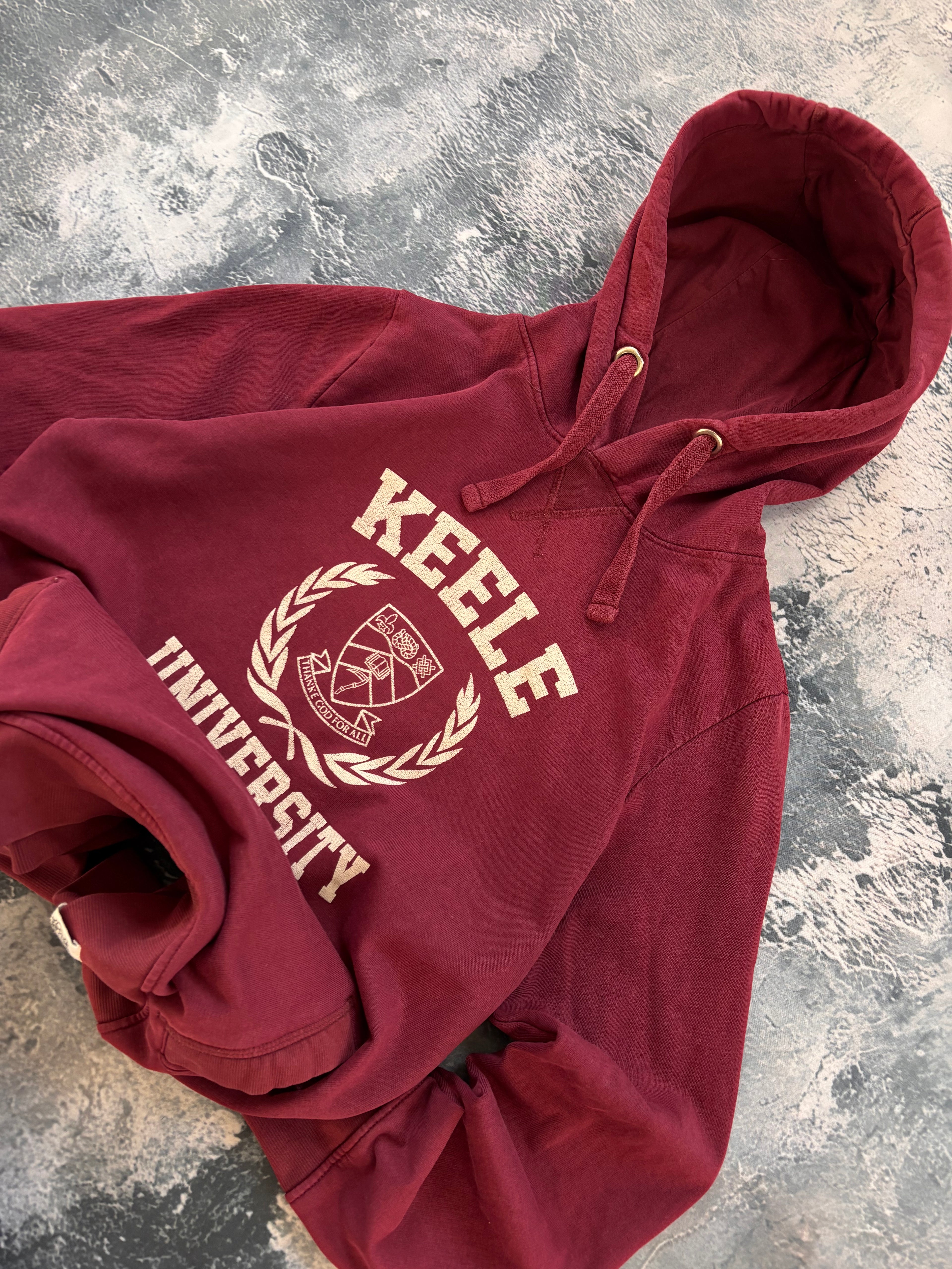 Bluza college oversize burgund viral