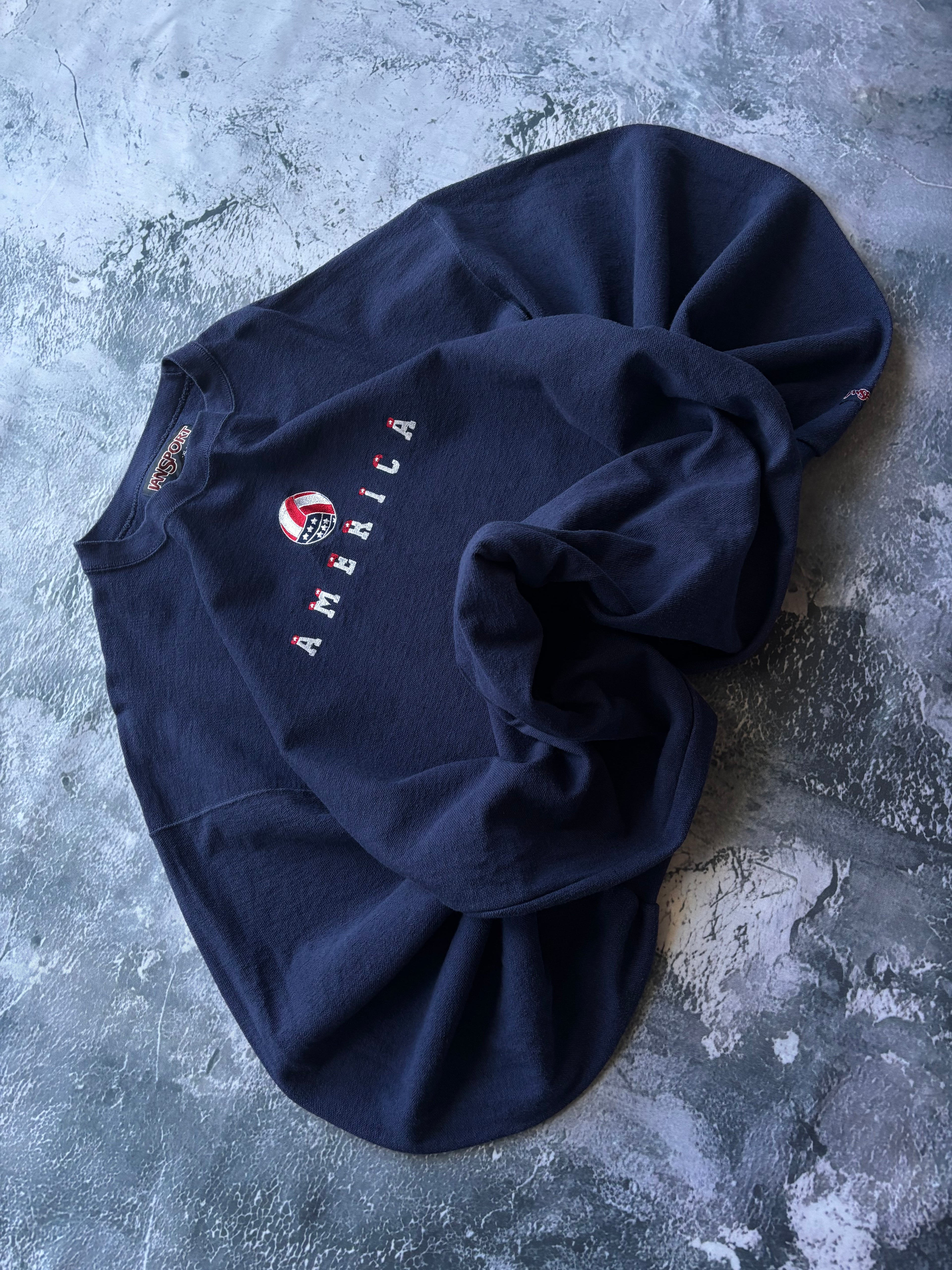 BLUZA HOODIE AMERICA VINTAGE RETRO JANSPORT UNIKAT