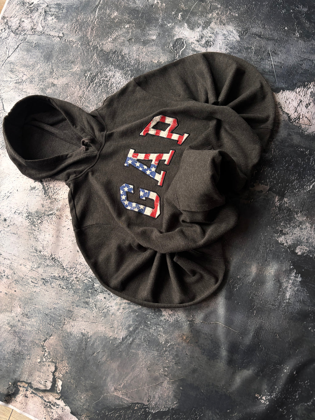 bluza hoodie oversize GAP USA vintage szara
